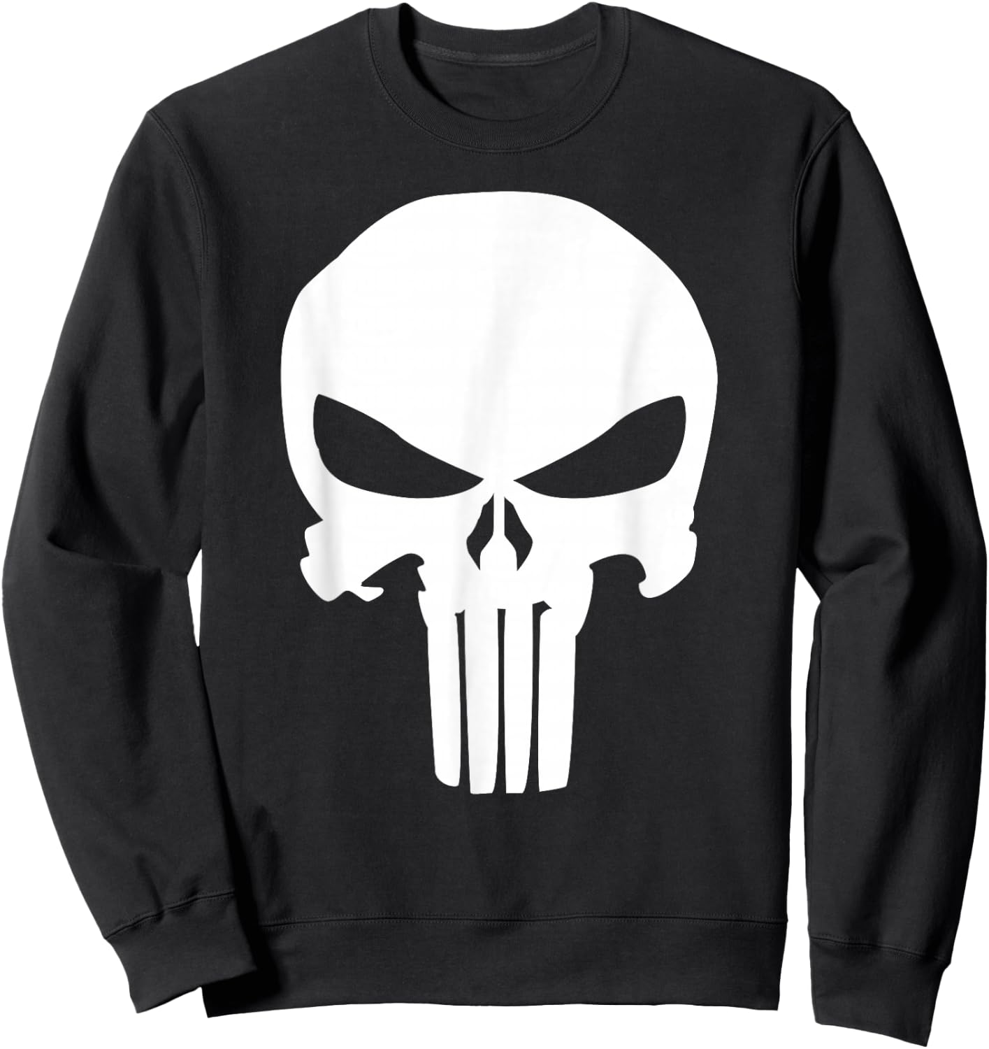 Marvel Comics Punisher Classic Skull Symbol Sweatshirt - Sweatshirt | Black