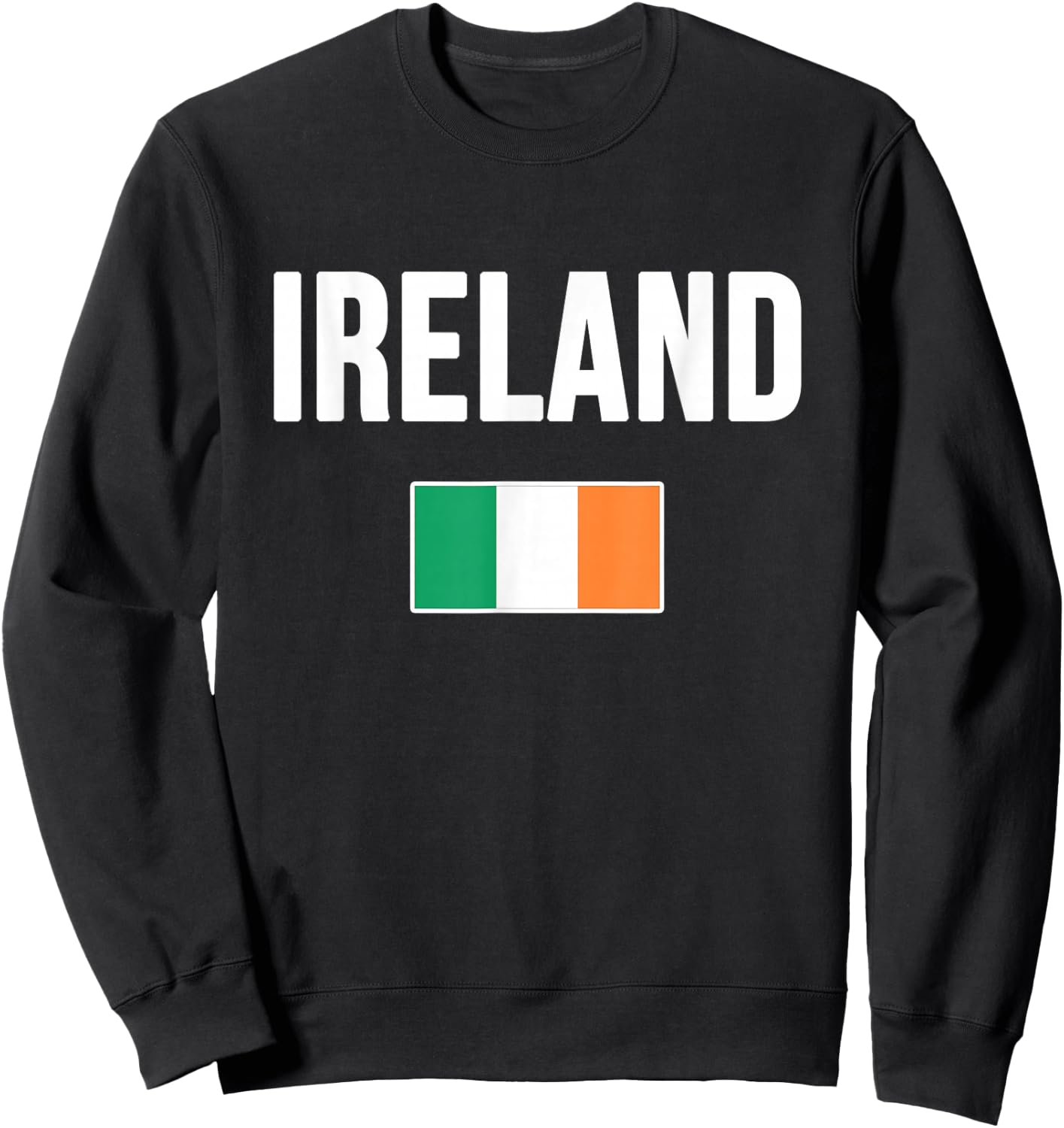 Ireland Irish Flag Souvenir Sweatshirt - Sweatshirt | Black