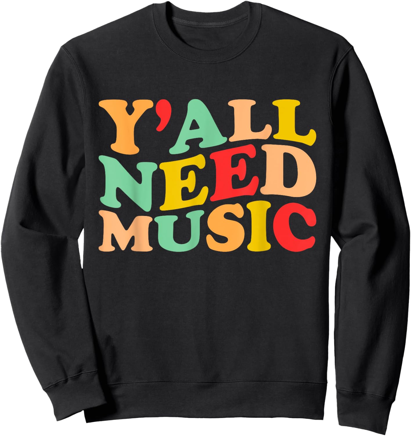 Music Teacher Music Lover Musical Instrument Musician Sweatshirt - Sweatshirt | Black