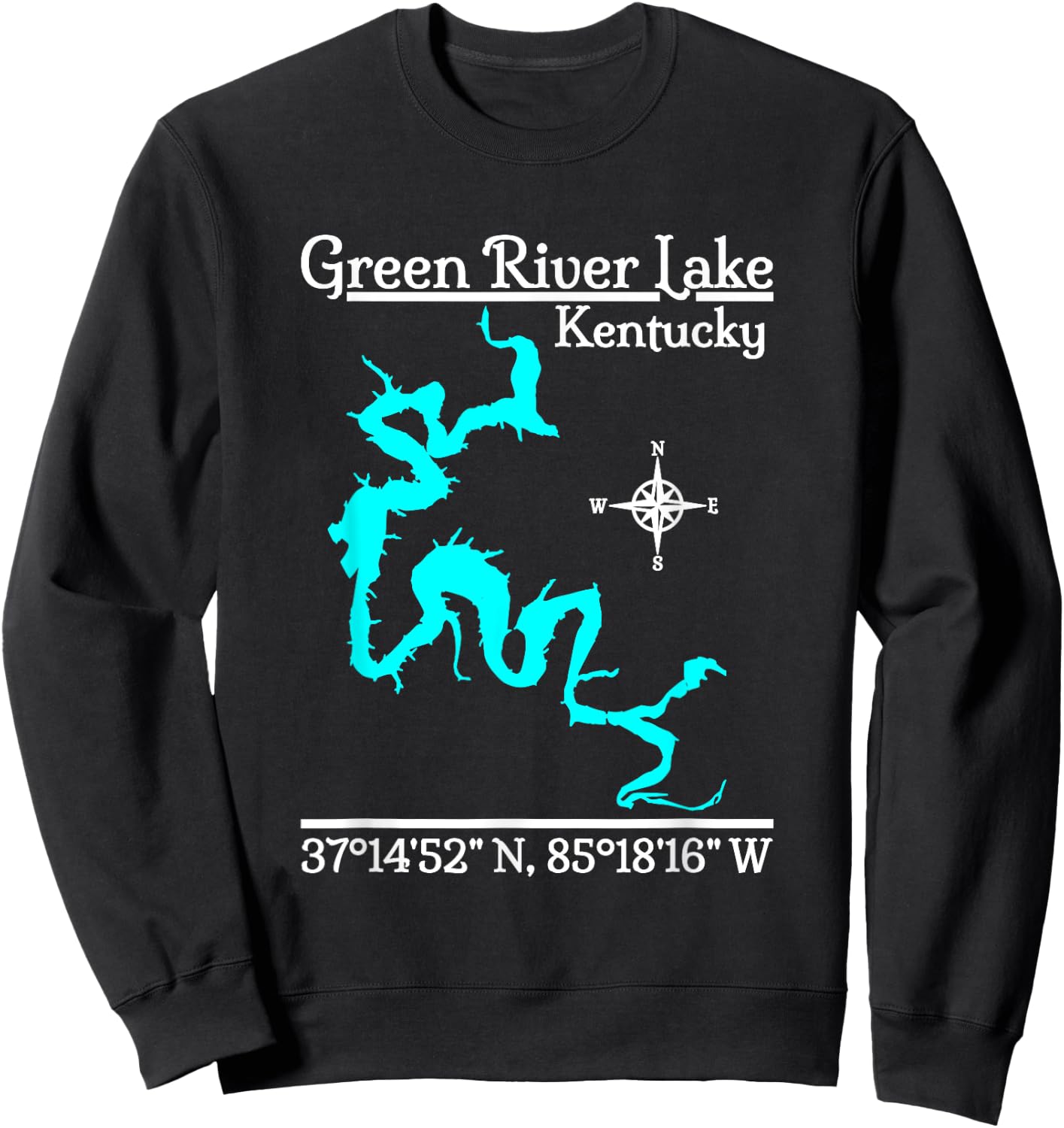 Green River Lake - Kentucky Sweatshirt - Sweatshirt | Black
