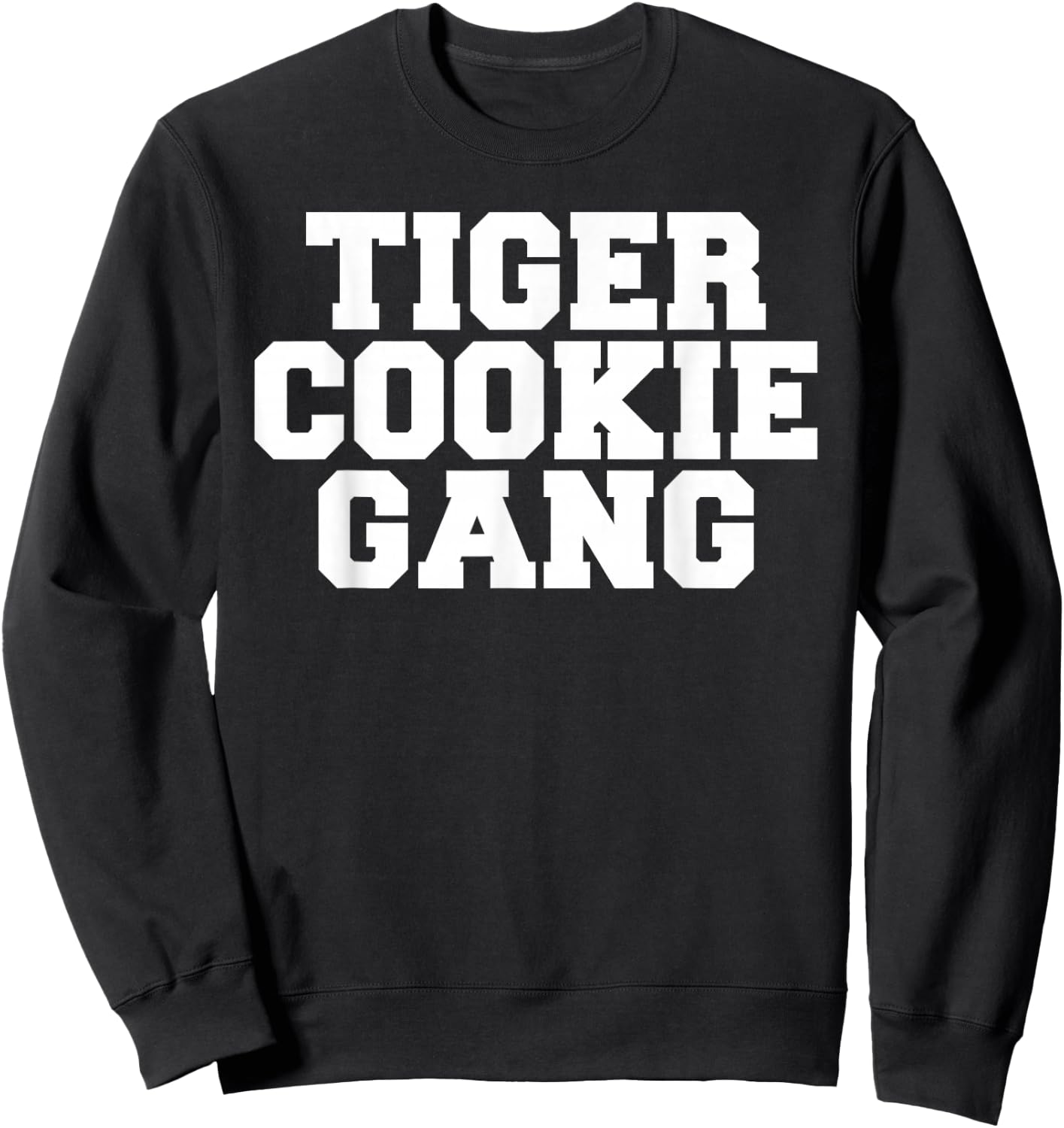 Tiger Cookie Gang Tahlequah Orange Sweatshirt - Sweatshirt | Black