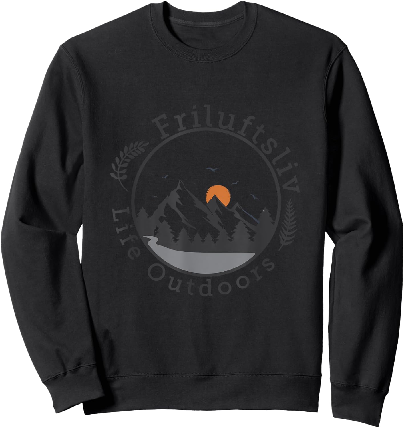 Fresh air sliv - outdoor life Sweatshirt - Sweatshirt | Black