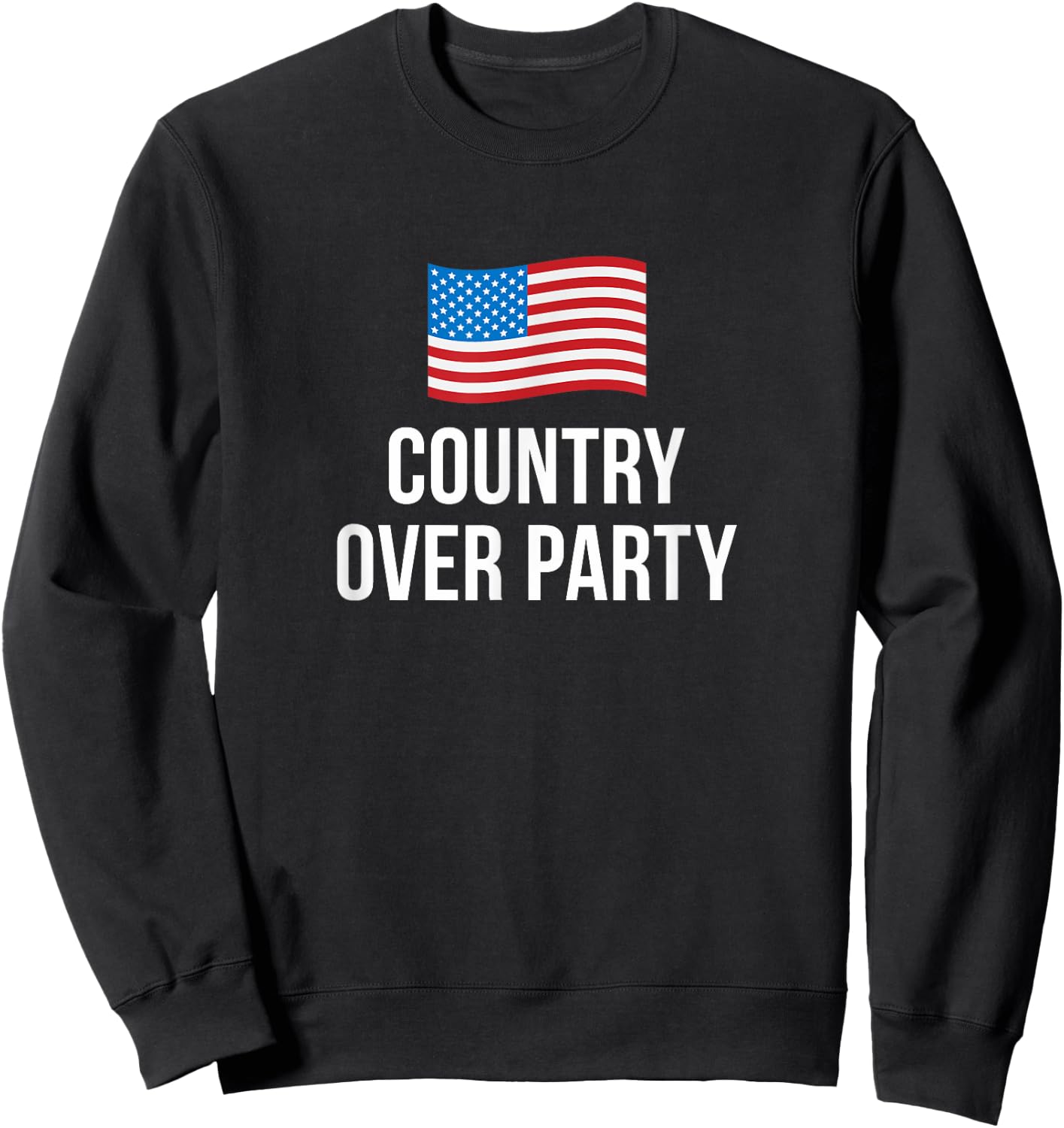 Country Over Party Sweatshirt - Sweatshirt | Black