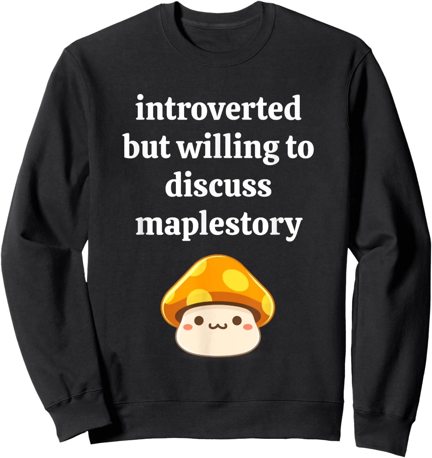 MapleStory Reboot Shadower Nostalgia Server Nodes Training Sweatshirt - Sweatshirt | Black