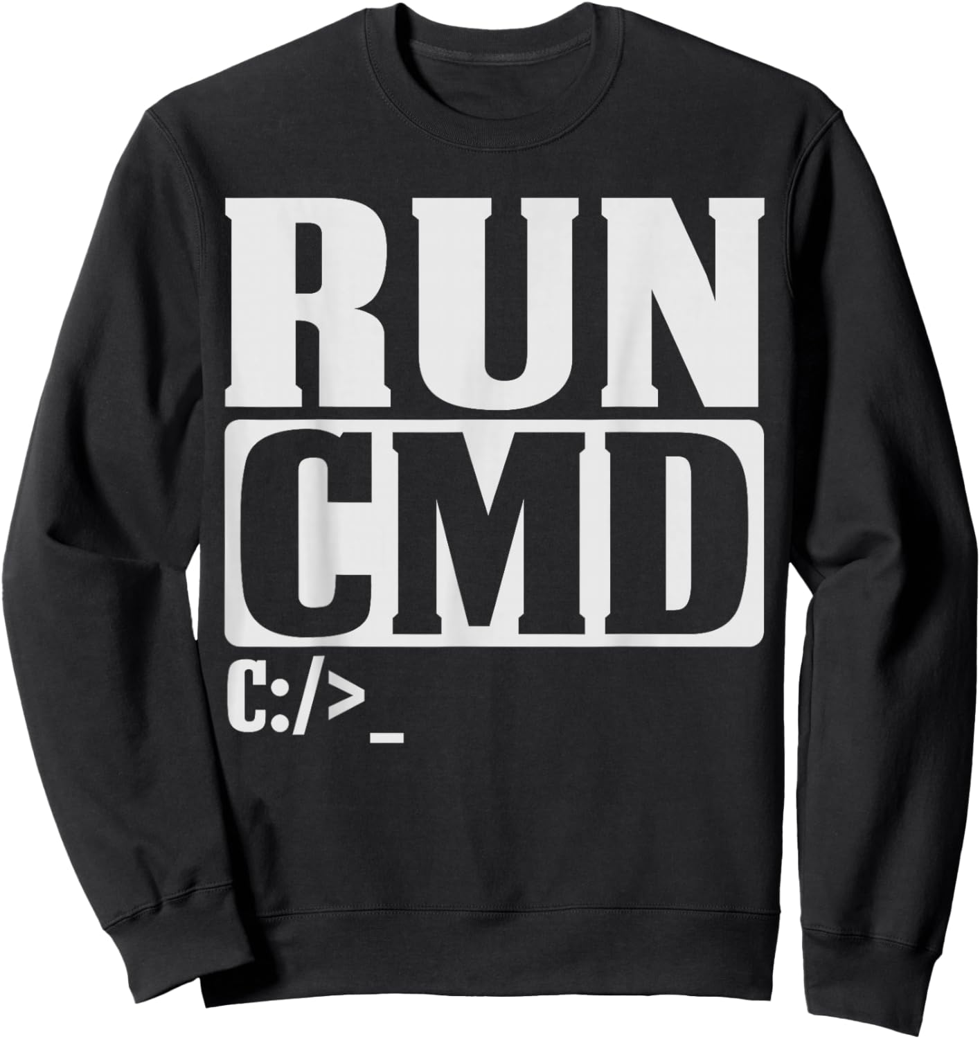 Run CMD Sweatshirt - Sweatshirt | Black