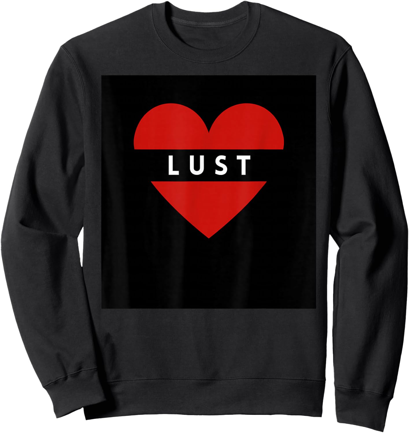 Lust Heart Sweatshirt - Sweatshirt | Black