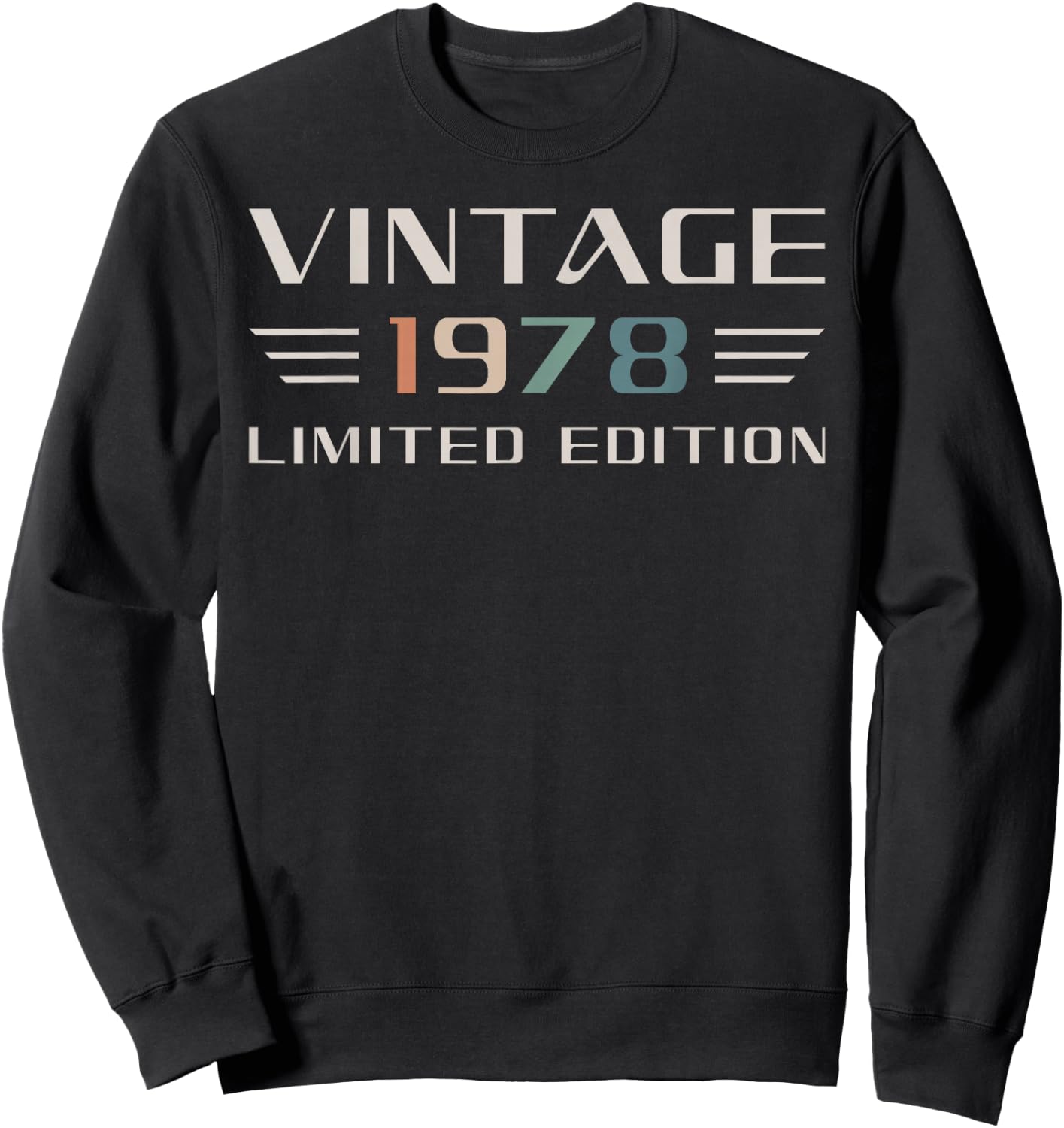 Vintage 1978 Limited Edition 48th Birthday Classic Car Sweatshirt - Sweatshirt | Black