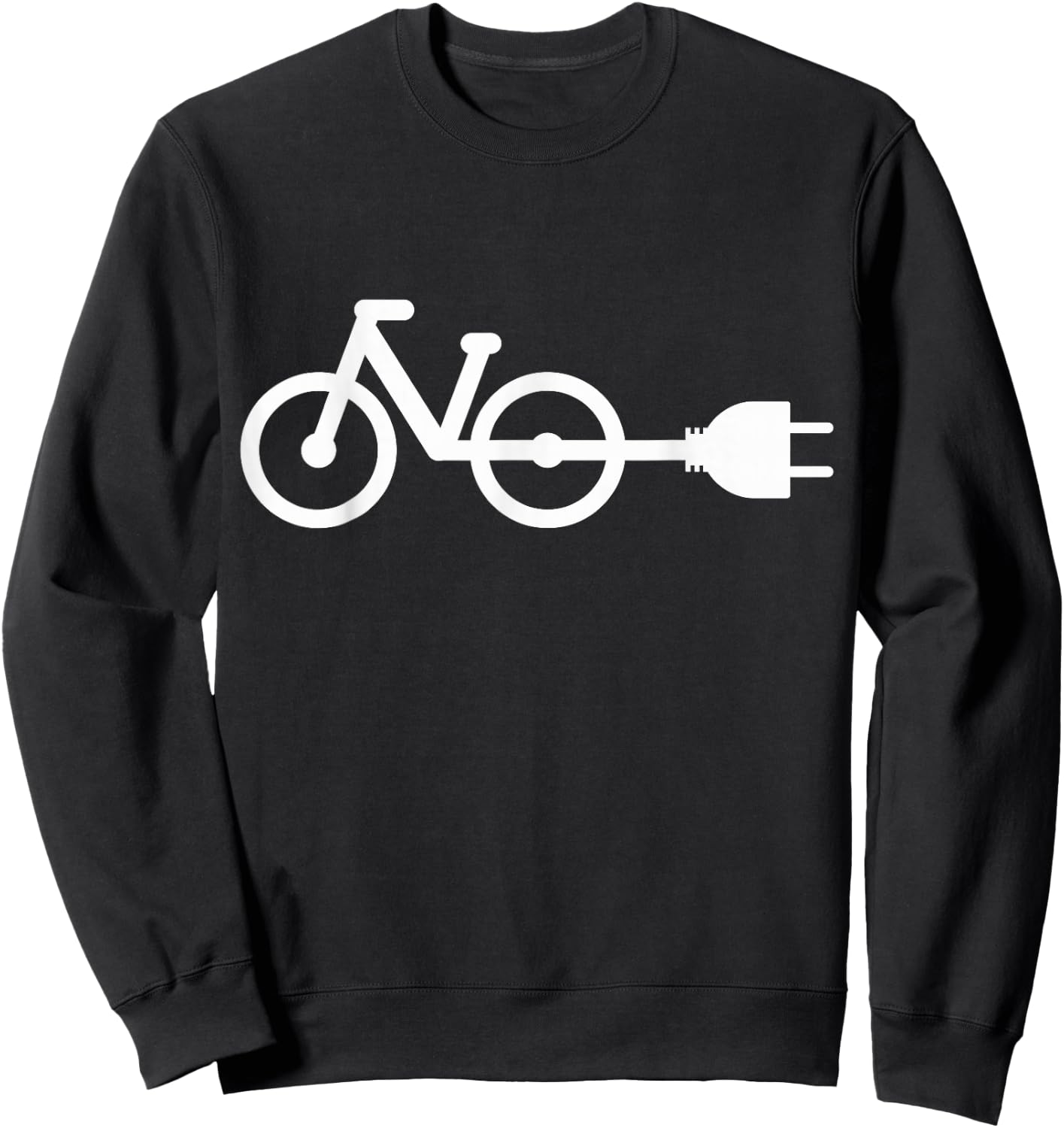 E-Bike Electric Bicycle Sweatshirt - Sweatshirt | Black