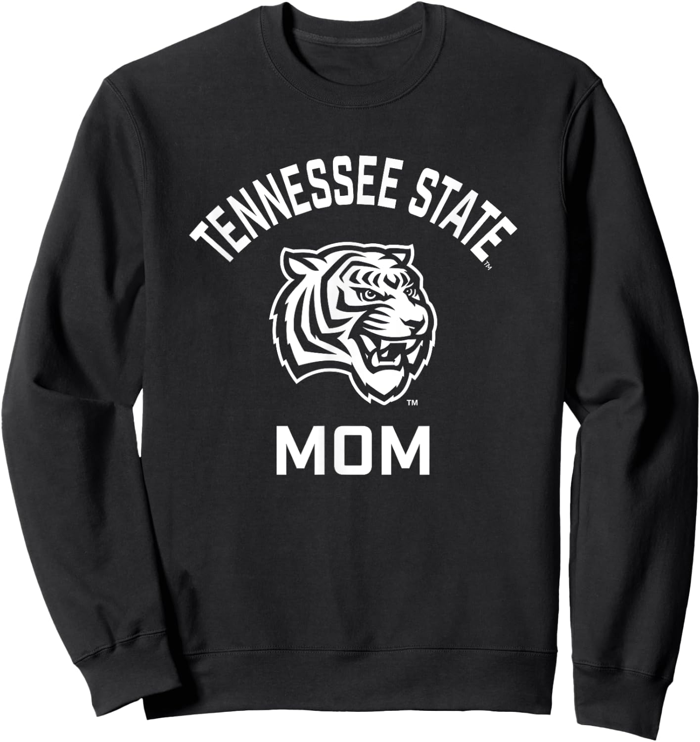 Tennessee State University TSU Tigers Arched Mom Sweatshirt - Sweatshirt | Black