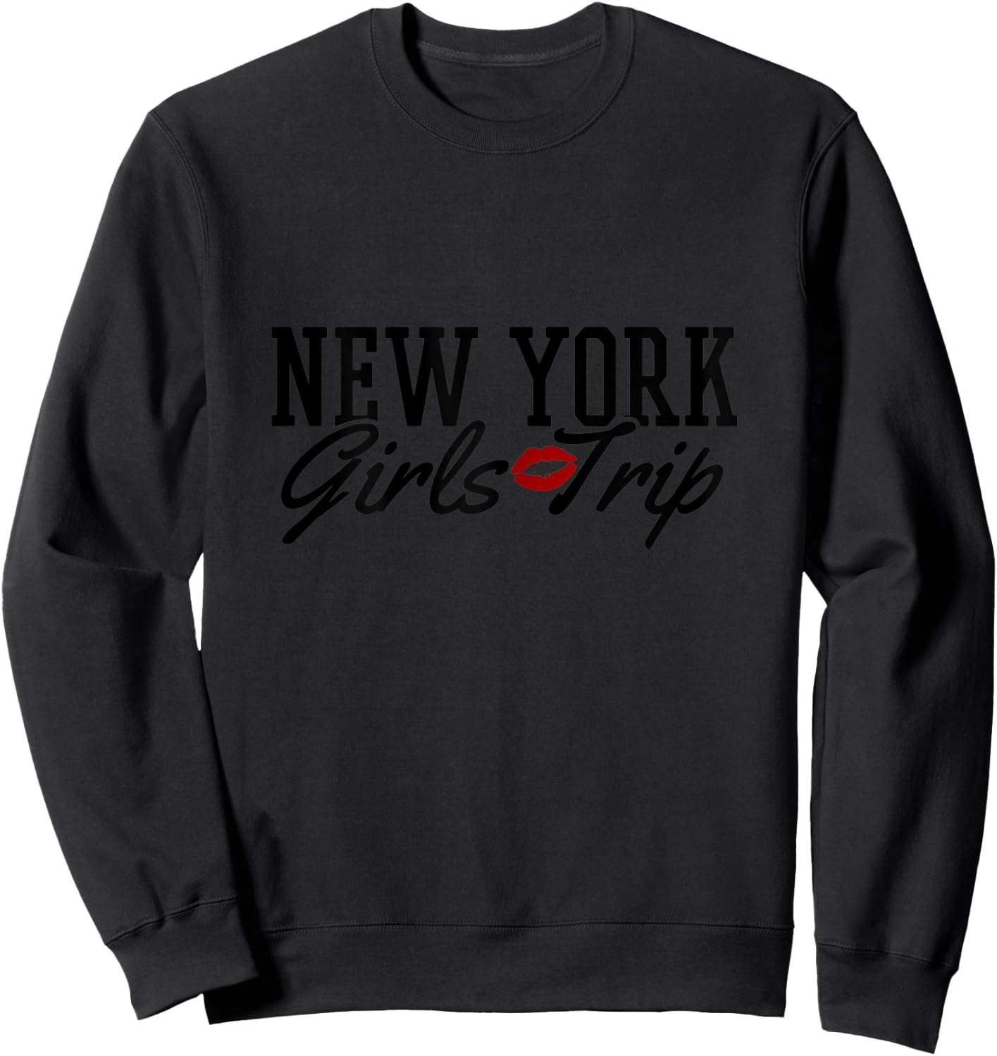 New York Girls Trip NY NYC Vacation Outfit Matching Group Sweatshirt - Sweatshirt | Black
