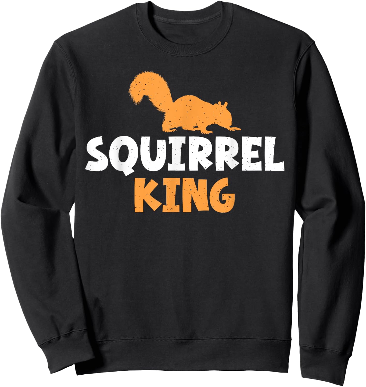 Squirrel King Squirrel Sweatshirt - Sweatshirt | Black