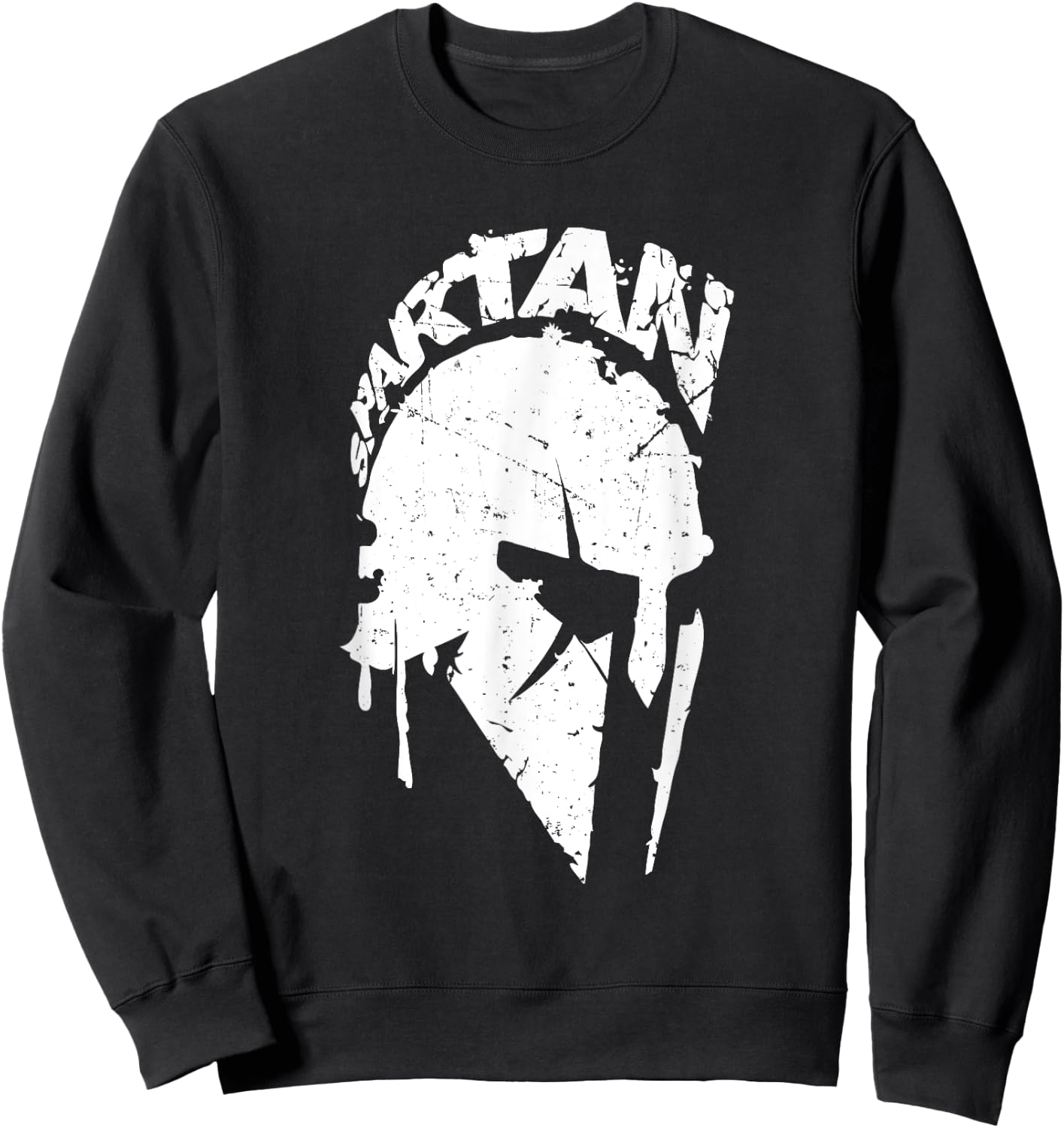 Spartan Warrior Soldier Gym Bodybuilding Sport Design Sweatshirt - Sweatshirt | Black