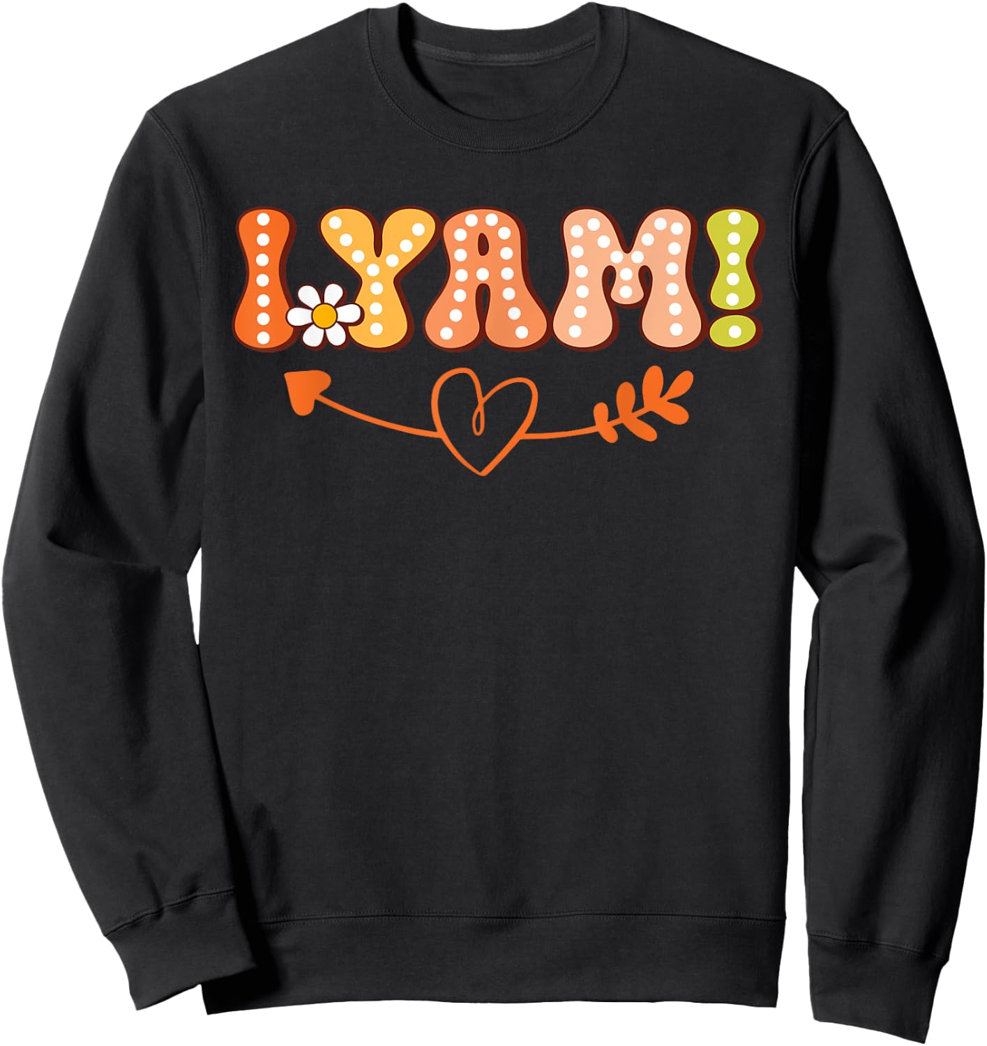 She's My Sweet Potato I Yam Thanksgiving Autumn Couple Women Sweatshirt - Sweatshirt | Black