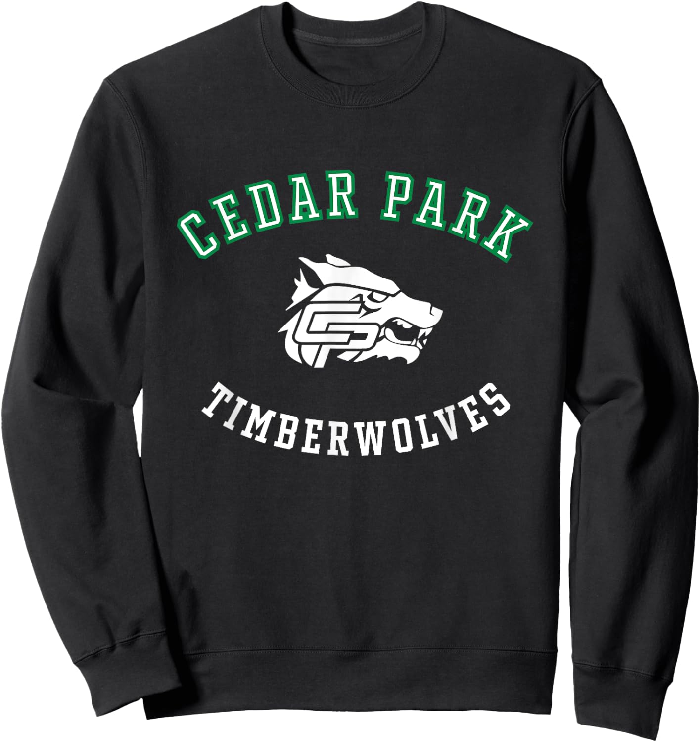 Cedar Park High School Timberwolves C8 Sweatshirt - Sweatshirt | Black