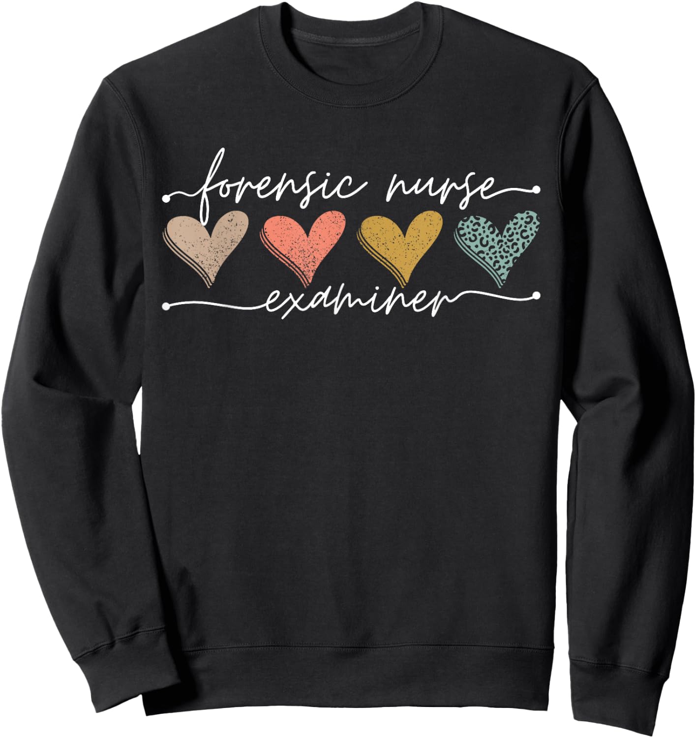 Forensic Nurse Examiner Medical Investigator Nursing Science Sweatshirt - Sweatshirt | Black