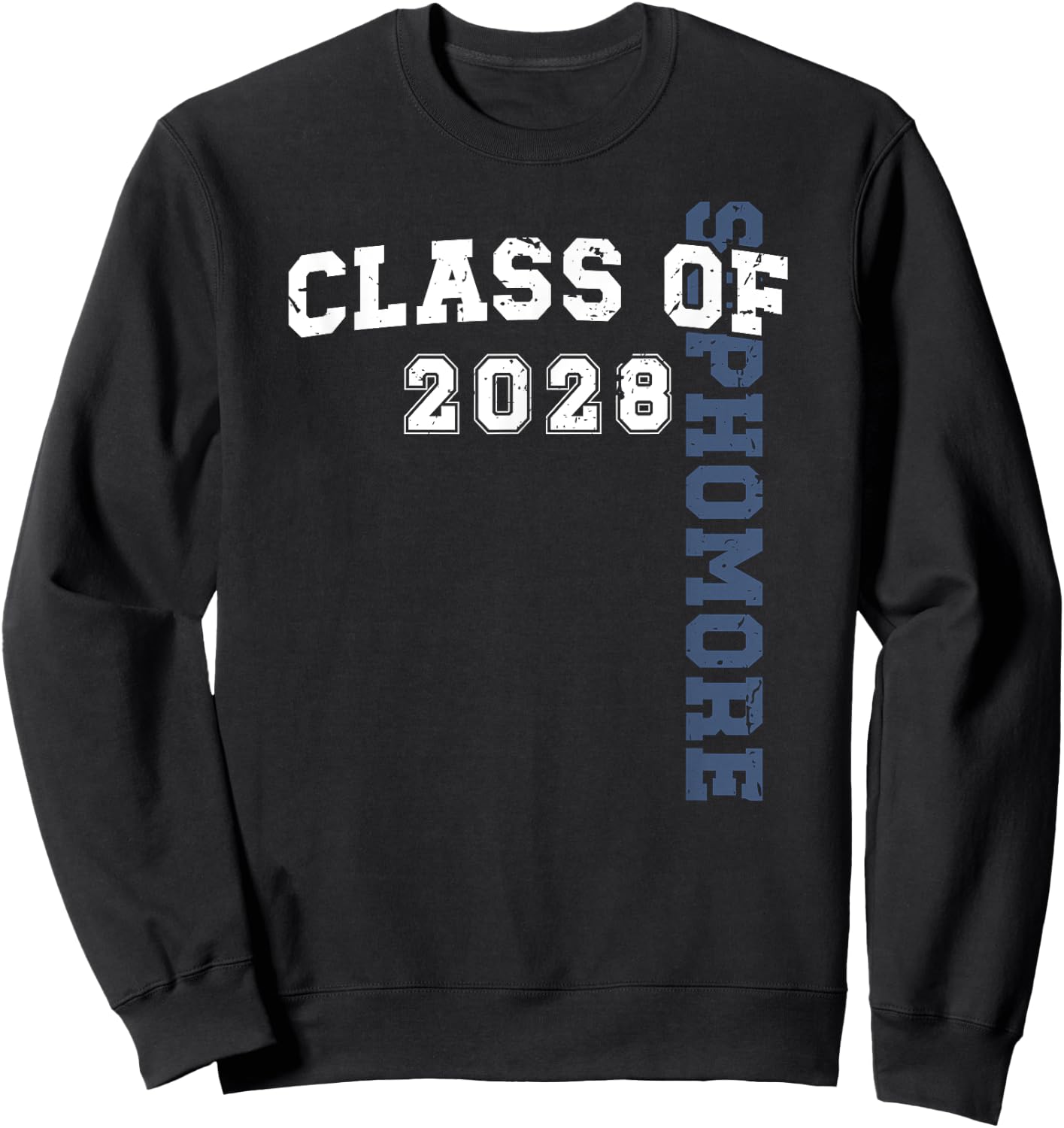 Sophomore Class Of 2028 Sophomore 2028 Back to School Sweatshirt - Sweatshirt | Black