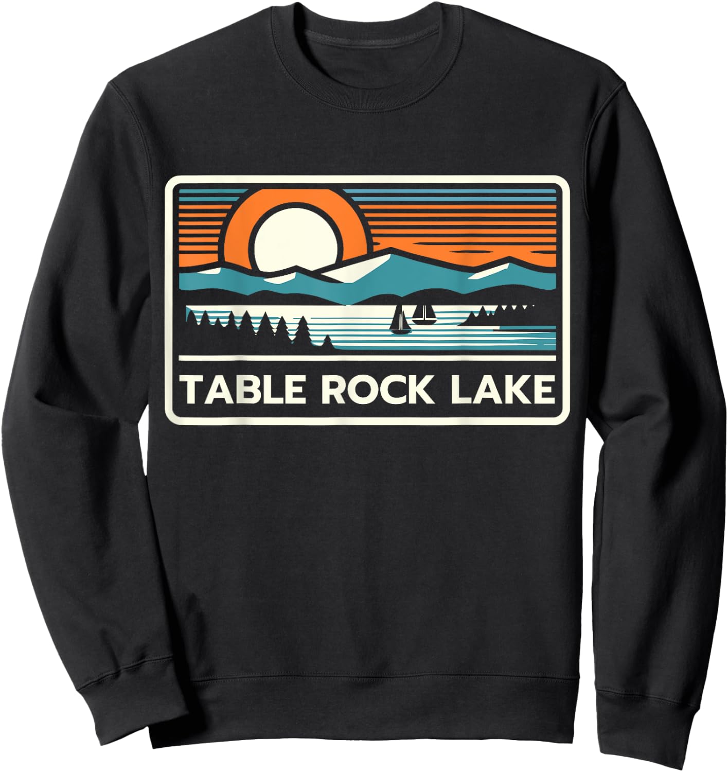 Table Rock Lake Missouri, Table Rock Lake Sweatshirt - Sweatshirt | Black