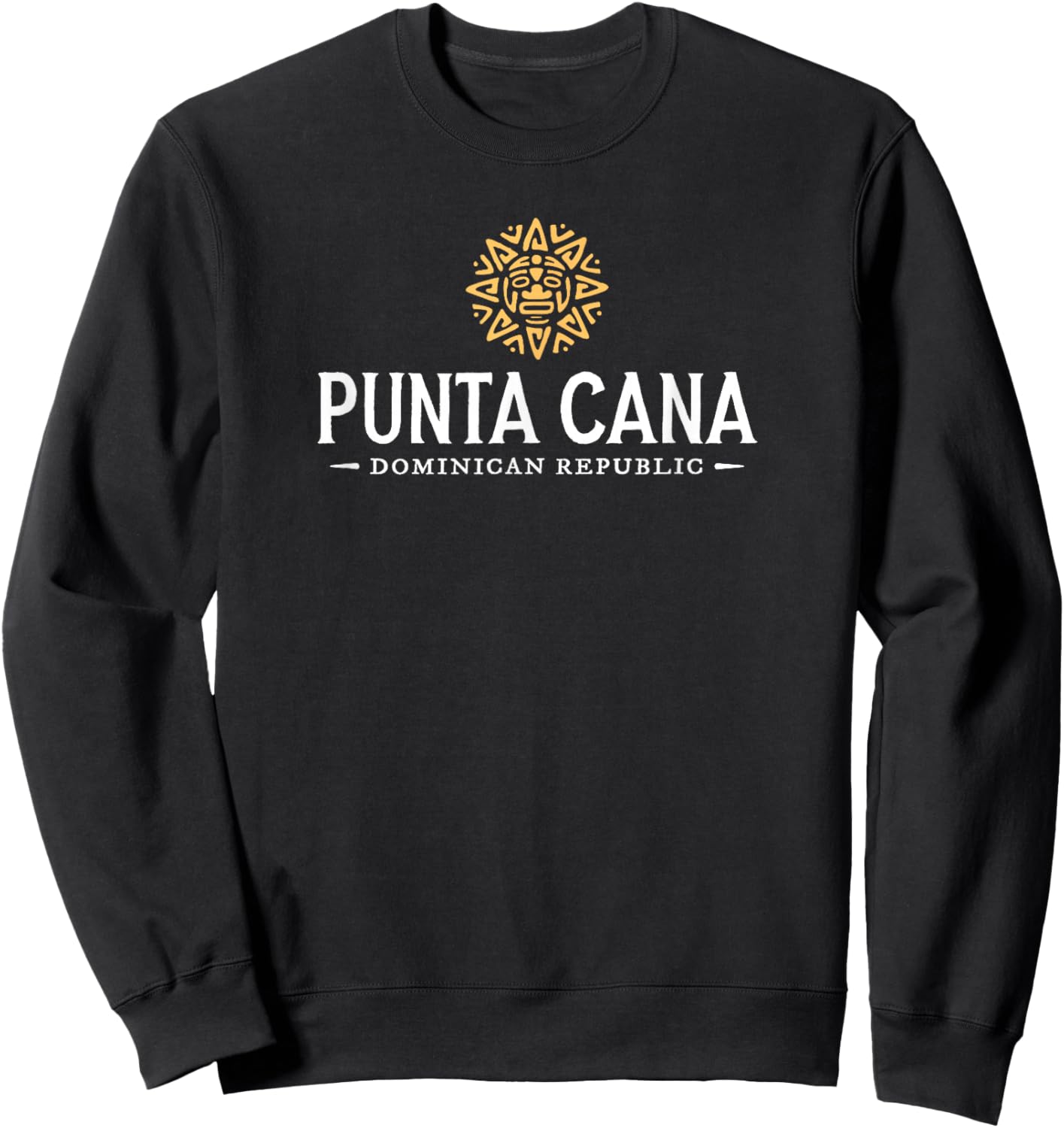 Punta Cana Dominican Republic Vintage Sun Beach Souvenir Sweatshirt - Sweatshirt | Black