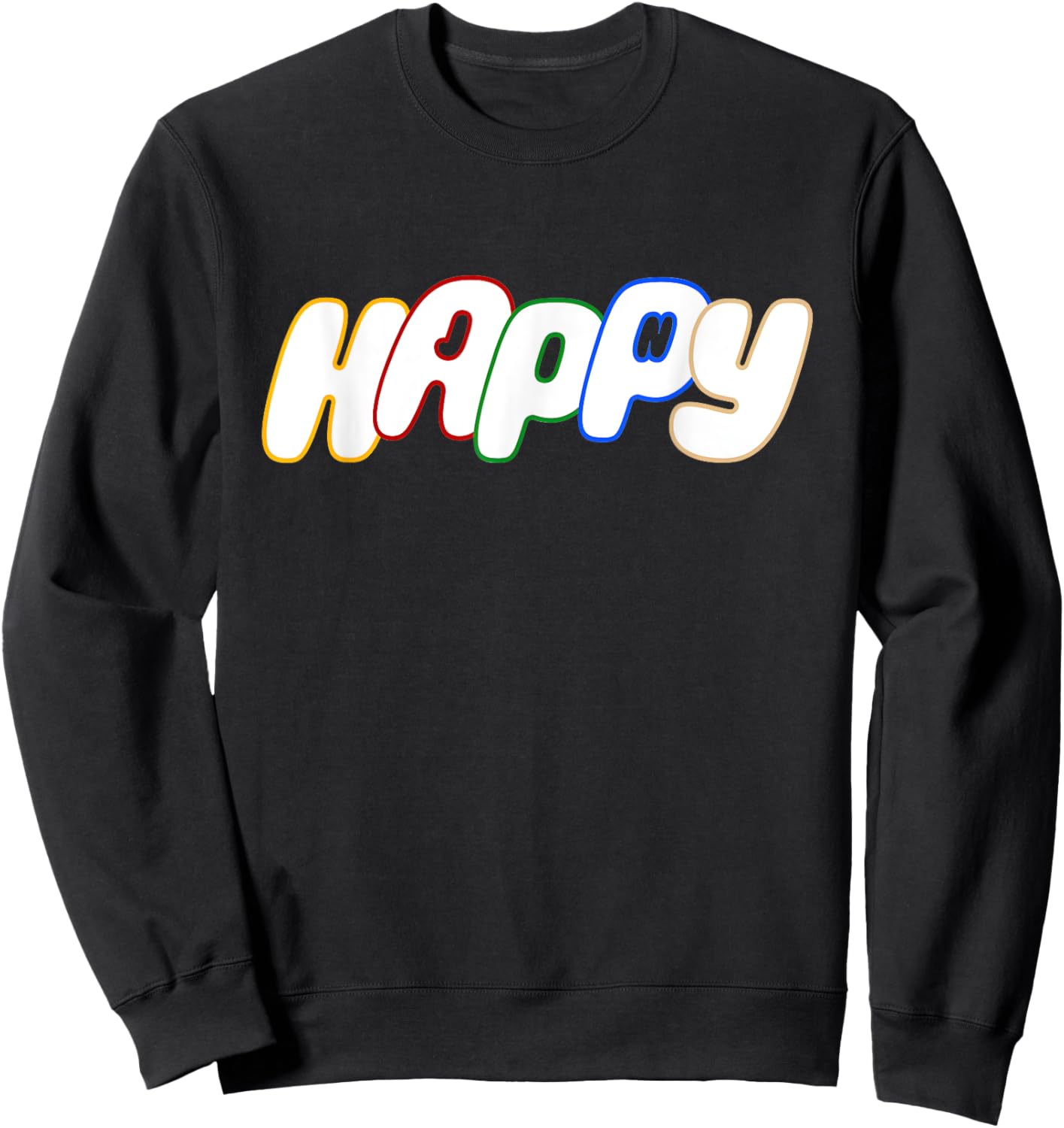 Super Tuna Jin Happy Wootteo Cute K-pop Sweatshirt - Sweatshirt | Black