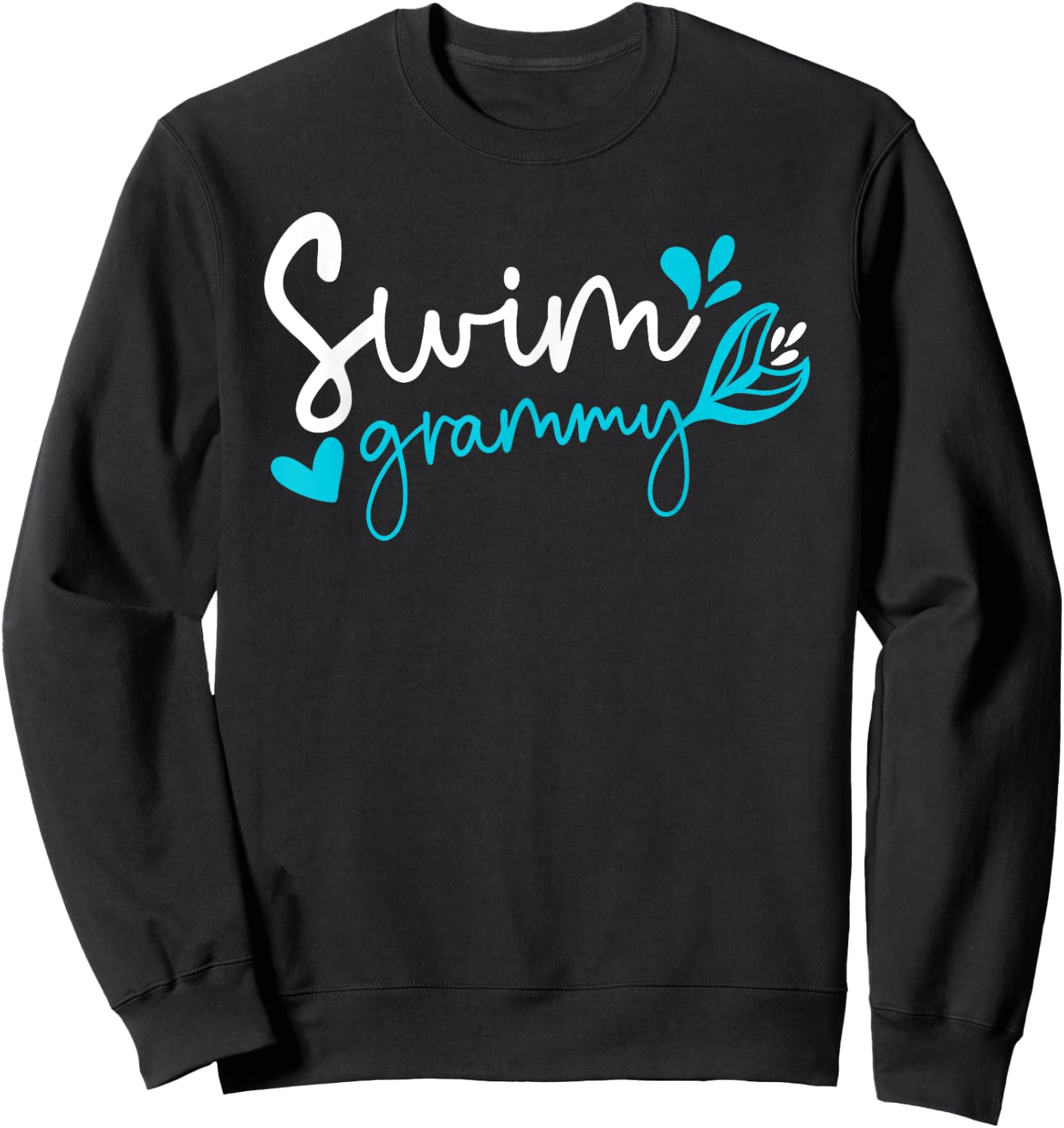 Swim Grammy Swimming Grammy Of A Swimmer Grammy Sweatshirt - Sweatshirt | Black