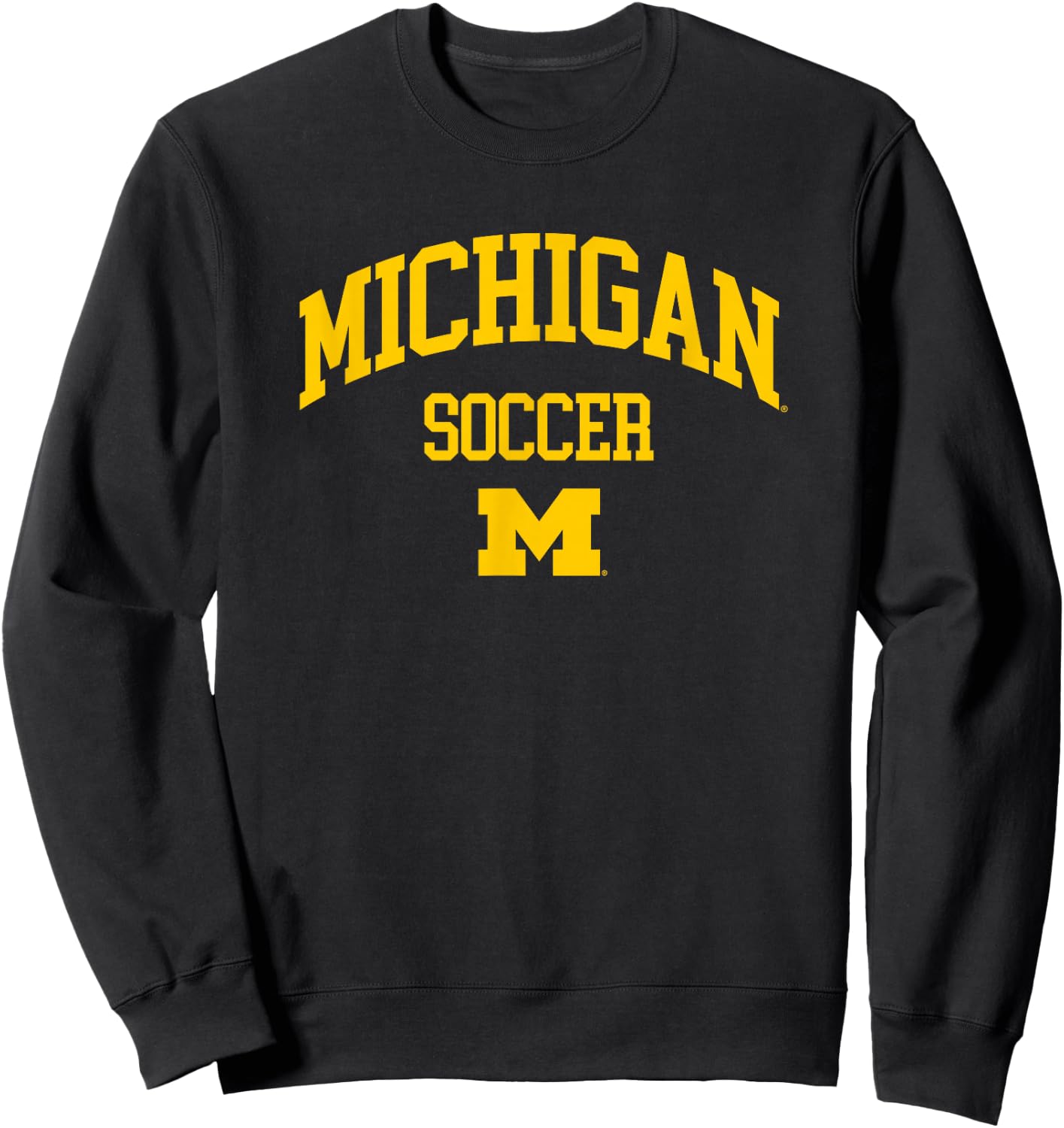 University of Michigan Wolverines U of M Soccer Sweatshirt - Sweatshirt | Black