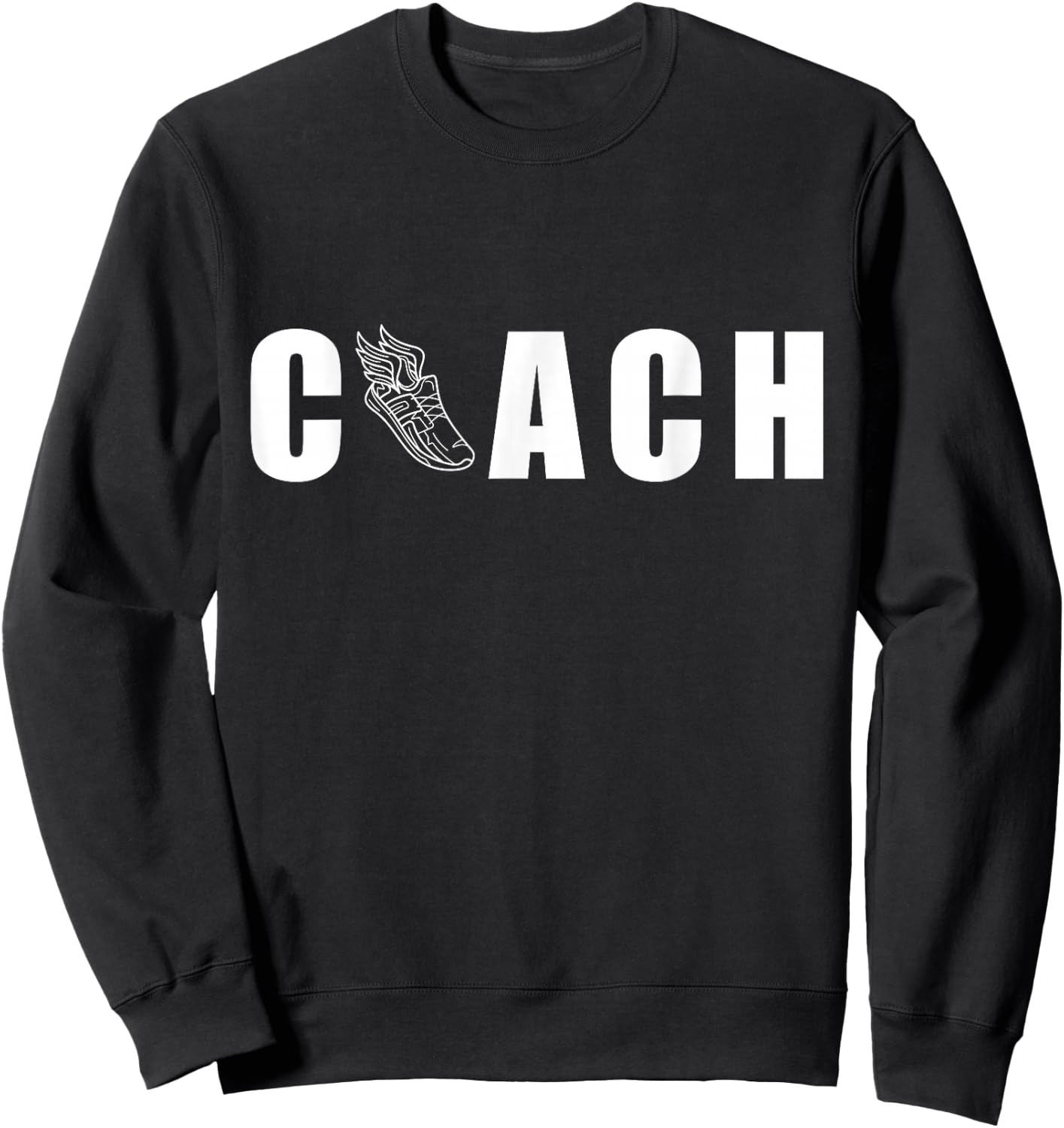 Cross Country Coach Funny Marathon Running Shoes XC Runner Sweatshirt - Sweatshirt | Black