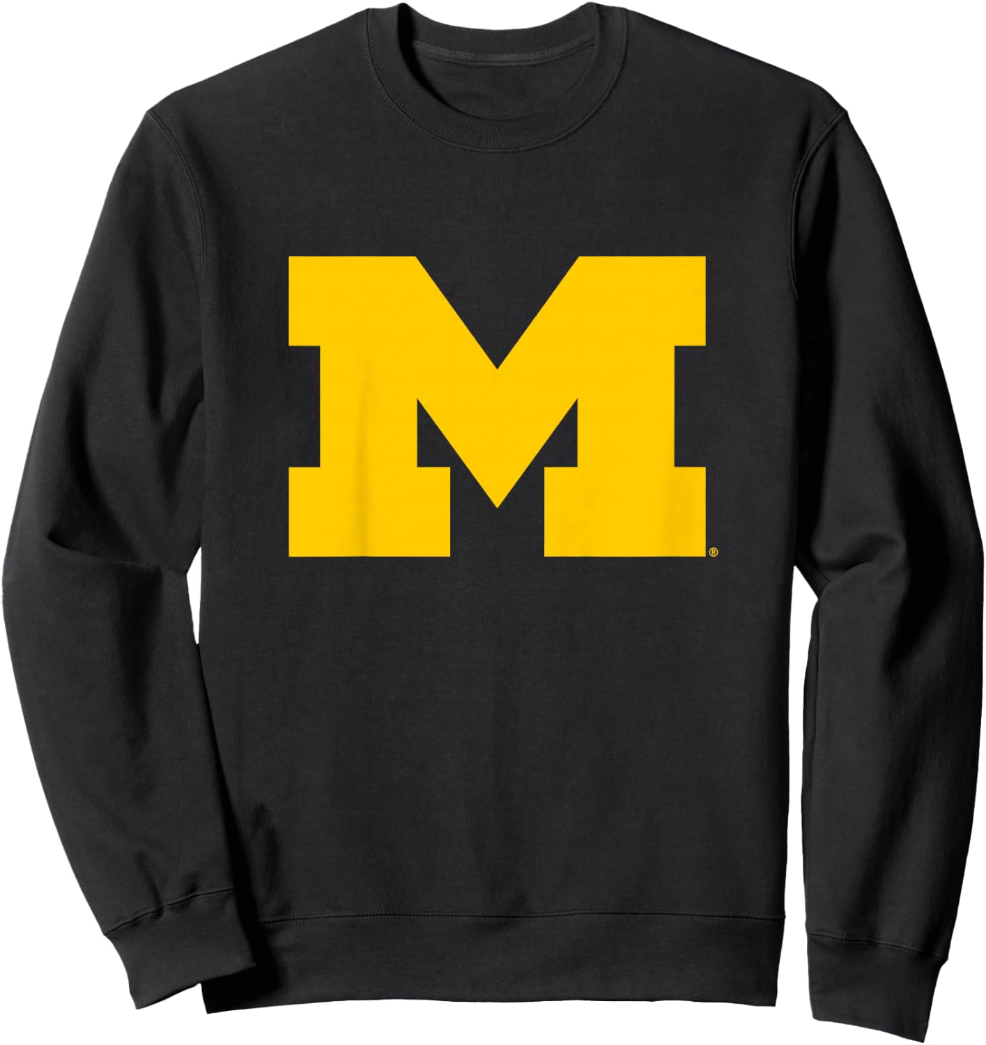 Kids University of Michigan Wolverines U of M Primary Logo Sweatshirt - Sweatshirt | Black