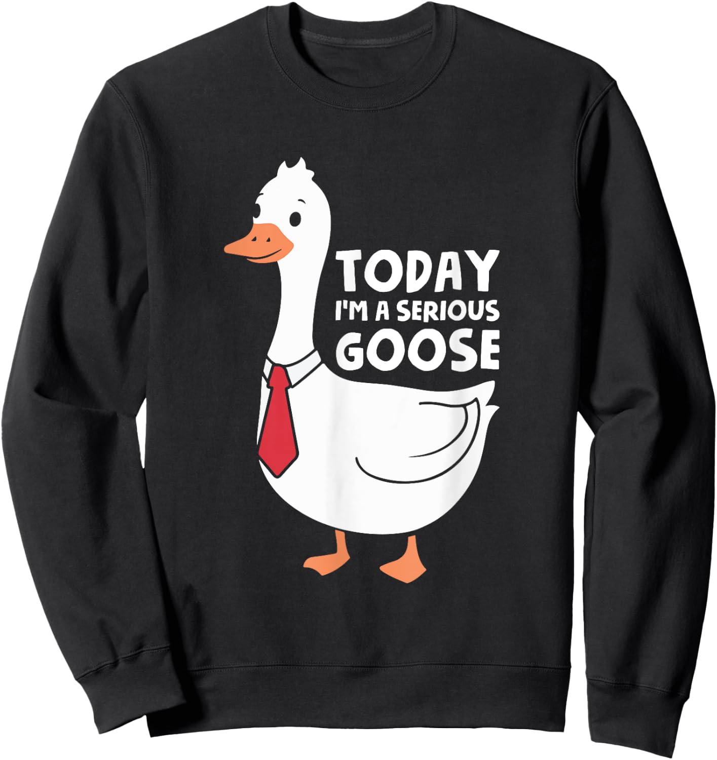 Today I'm A Serious Goose Sweatshirt - Sweatshirt | Black