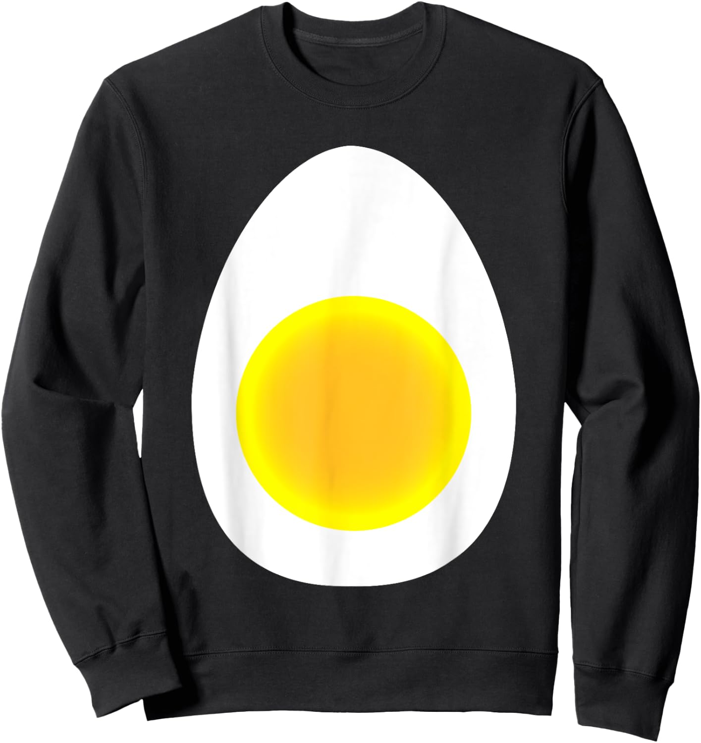 Egg Costume Kids Adult Funny Halloween Costume Sweatshirt - Sweatshirt | Black