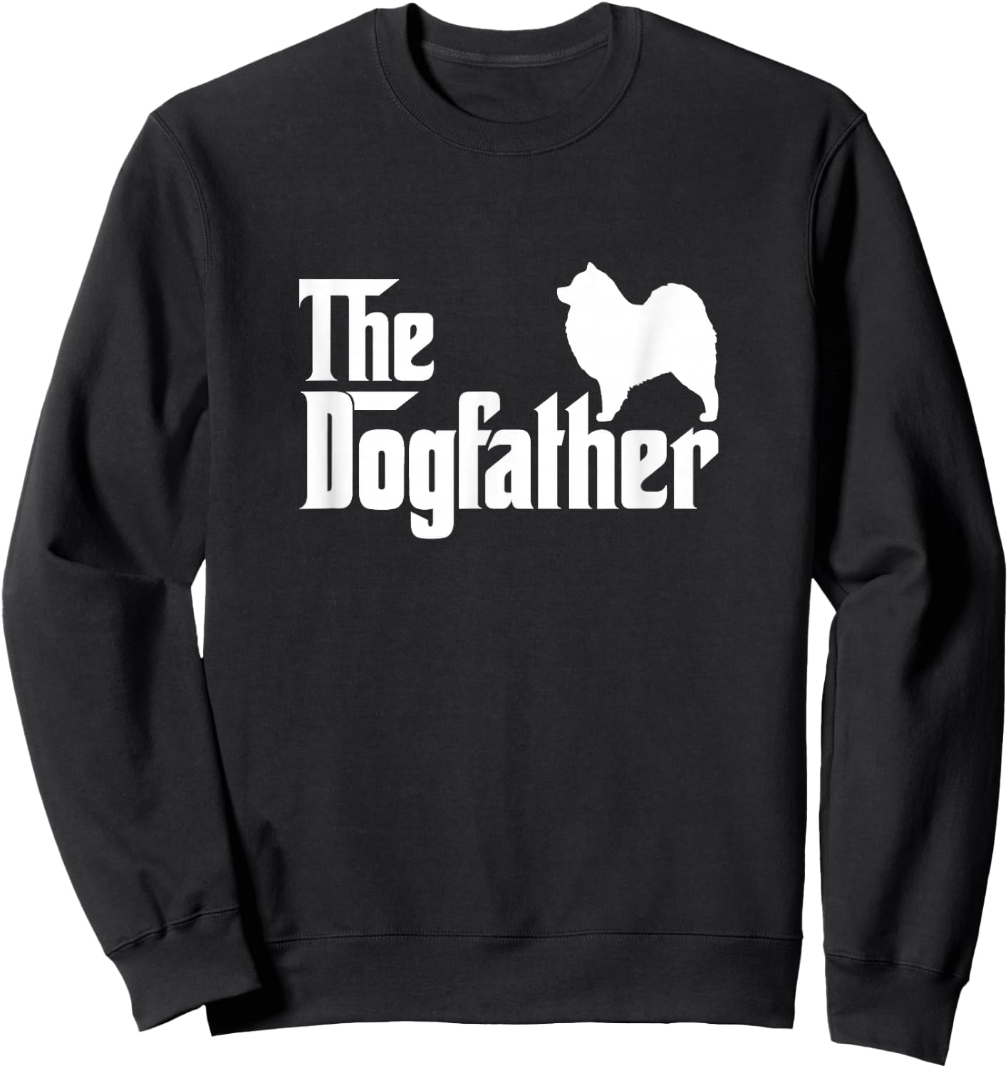 Samoyed - The DogFather Dog Dad Mom Sweatshirt - Sweatshirt | Black