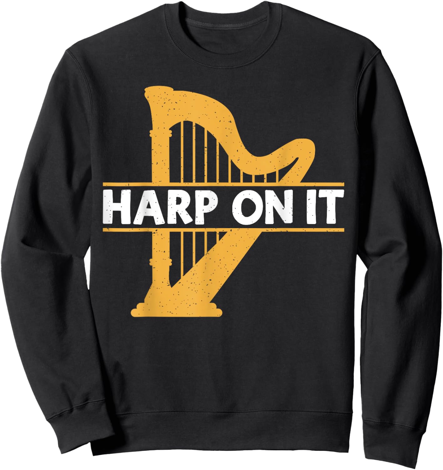 Harp on it Harp Sweatshirt - Sweatshirt | Black