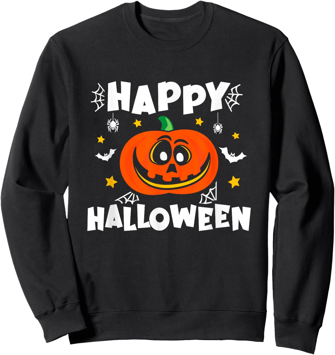 Cute Halloween Kids - Halloween Pumpkin - Happy Halloween Sweatshirt - Sweatshirt | Black