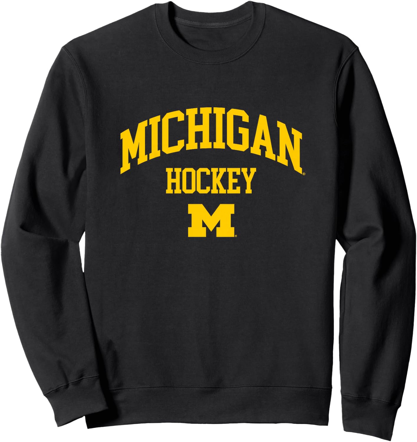Kids University of Michigan Wolverines U of M Hockey Sweatshirt - Sweatshirt | Black