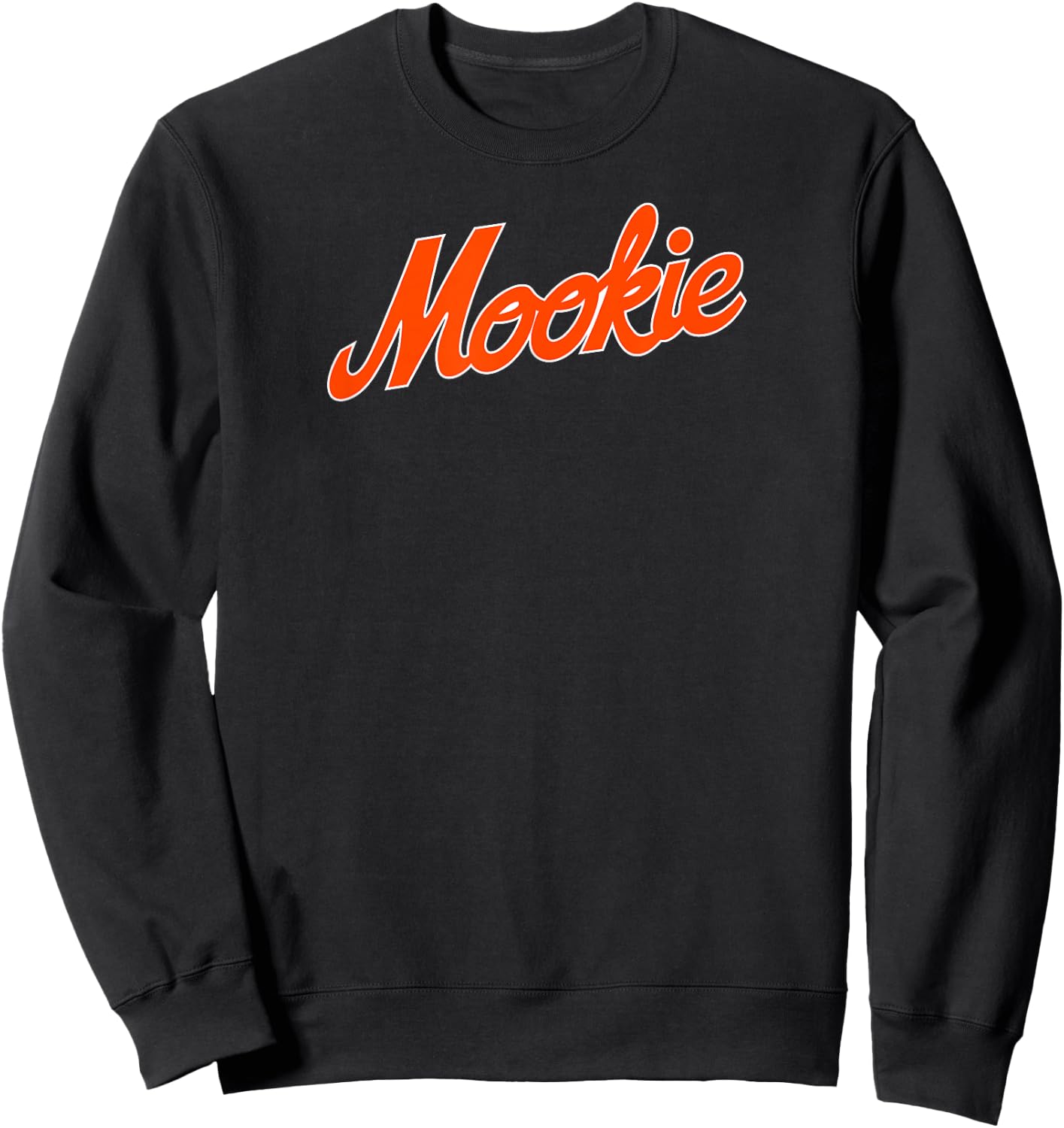 Mookie Wilson: Team Name Text - New York Baseball Sweatshirt - Sweatshirt | Black