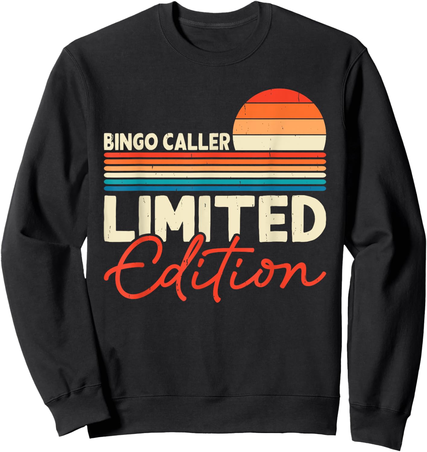 Bingo Caller Limited Edition - Winner Bingo Caller Lottery Sweatshirt - Sweatshirt | Black