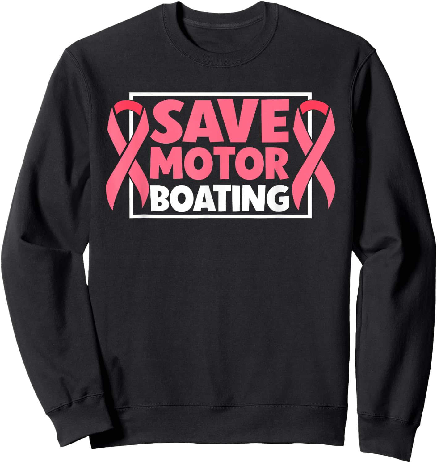 I Love Motor Boating Motorboating Nitro Boat Clothing Sweatshirt - Sweatshirt | Black
