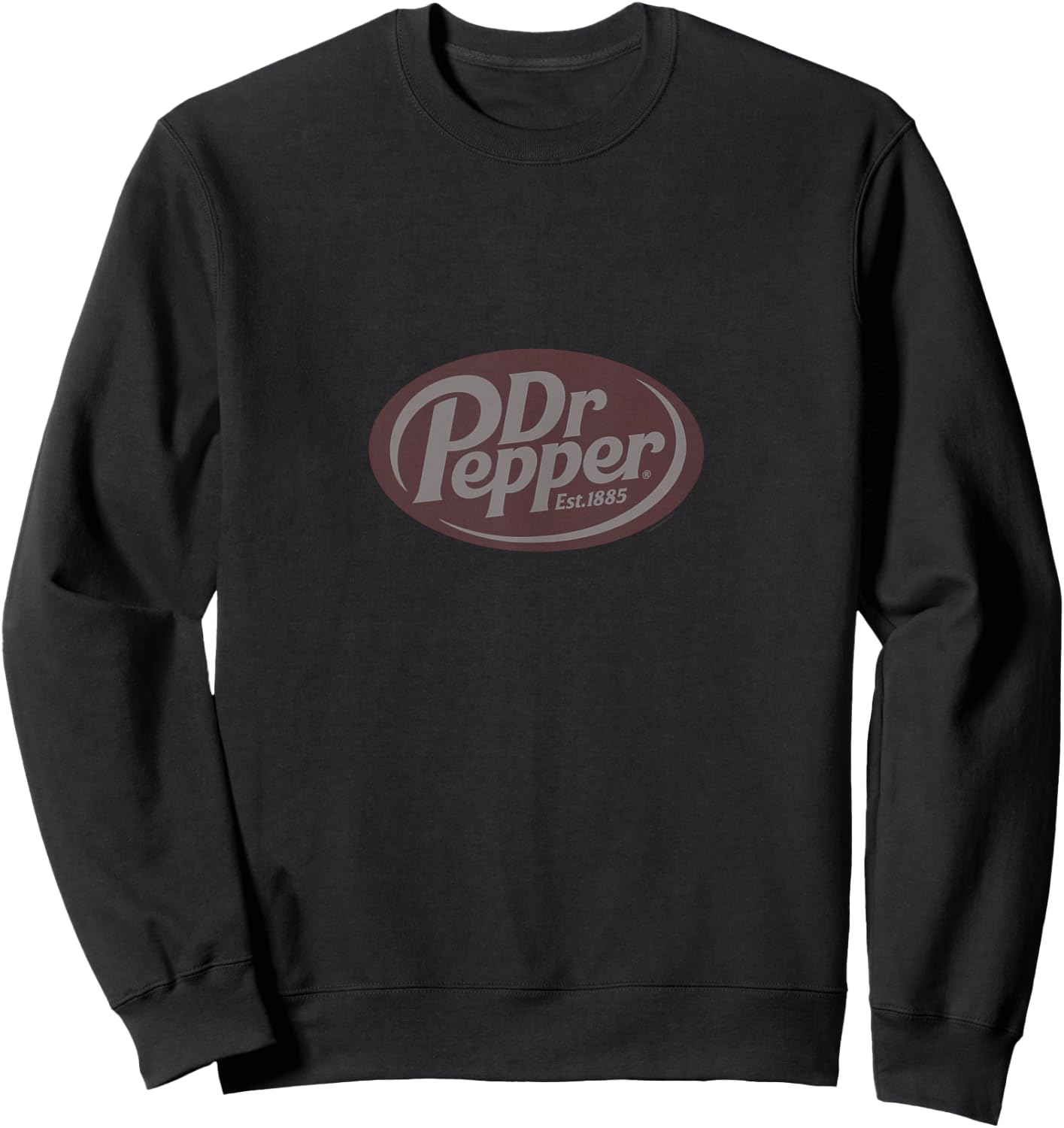 Dr. Pepper Classic Red & White Soda Pop Logo Sweatshirt - Sweatshirt | Black