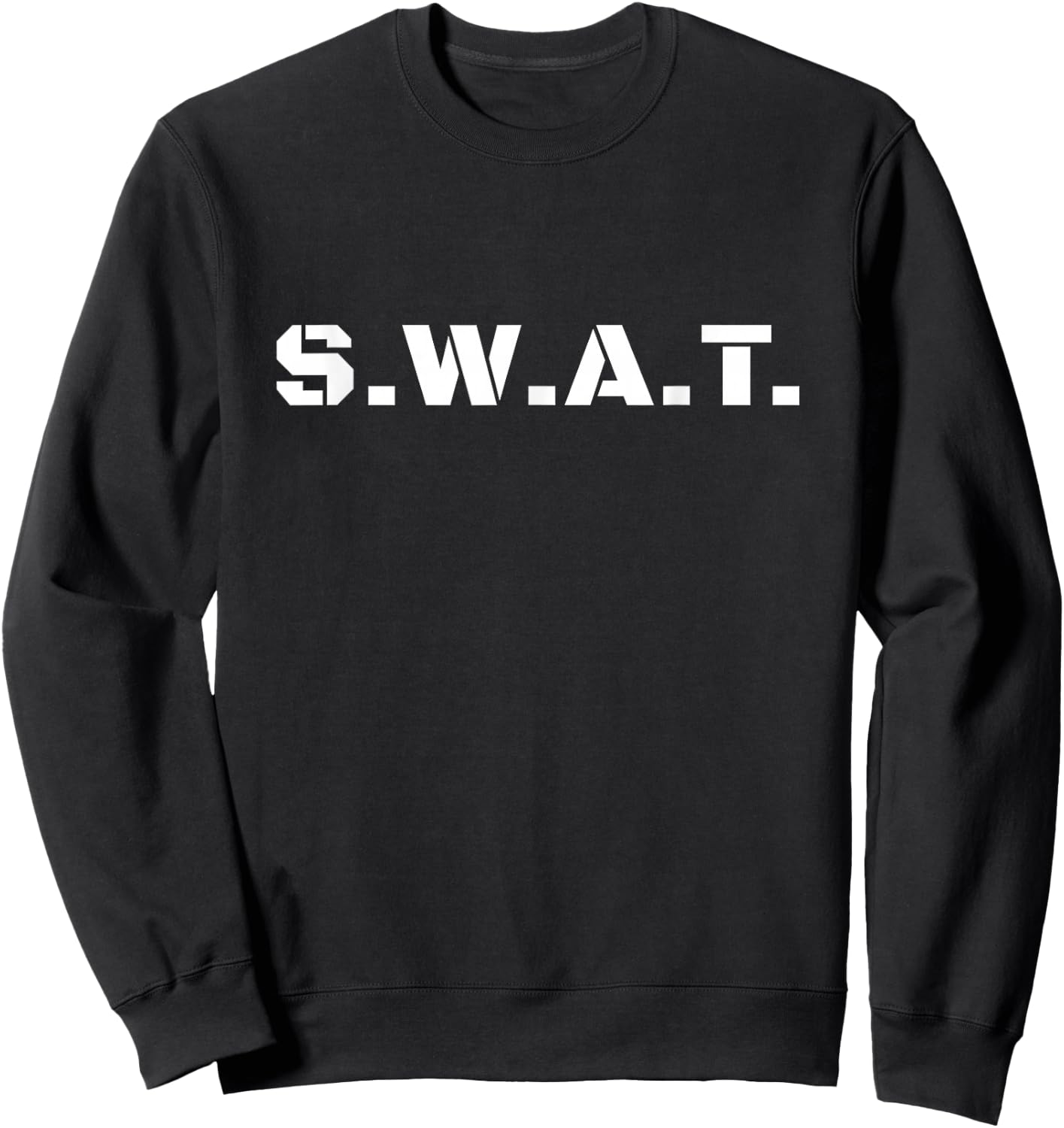 SWAT Team Boys Halloween Costume Kids Tactical Uniform Shirt Sweatshirt - Sweatshirt | Black