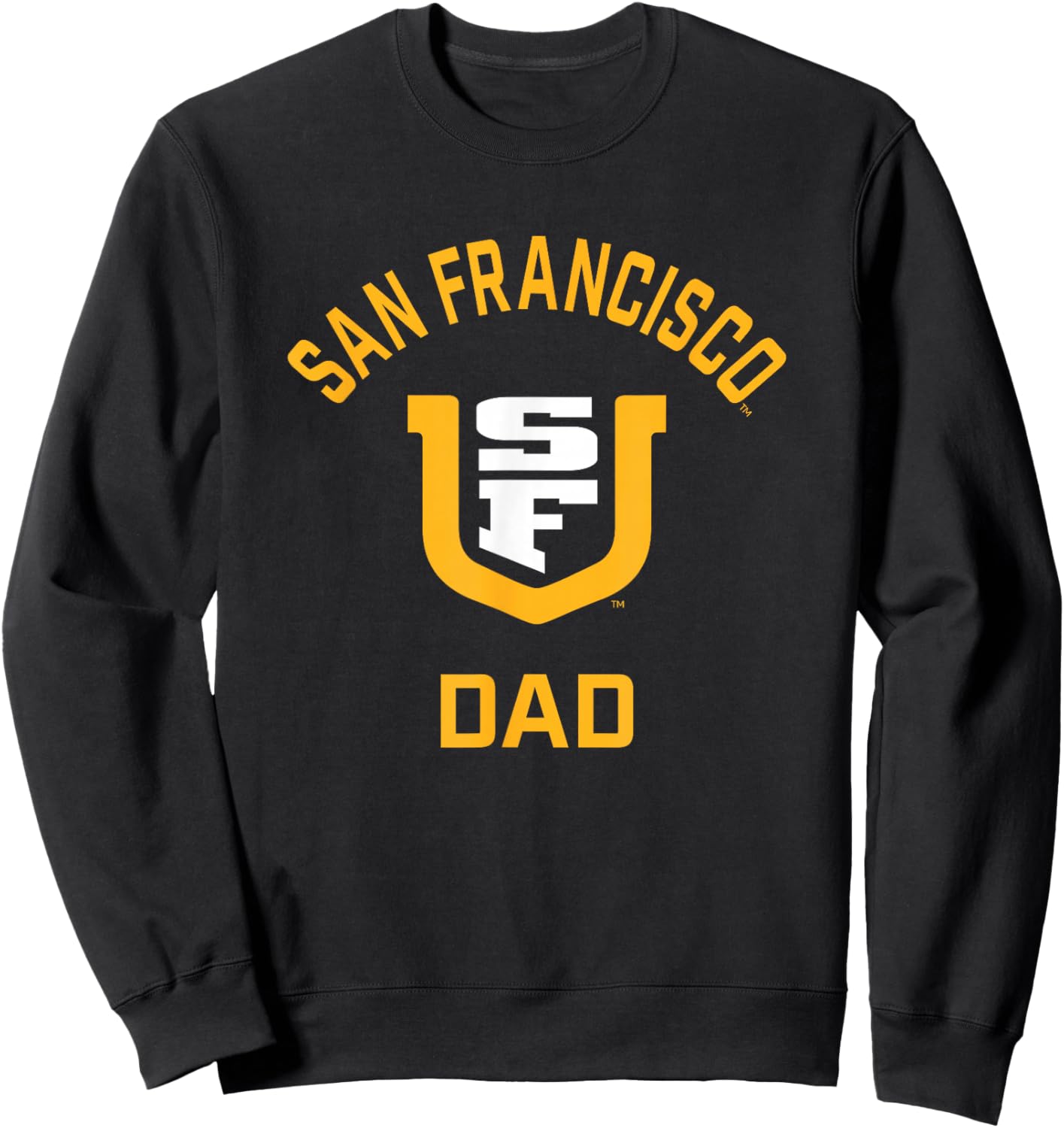 University of San Francisco USF Dons Arched Dad Sweatshirt - Sweatshirt | Black