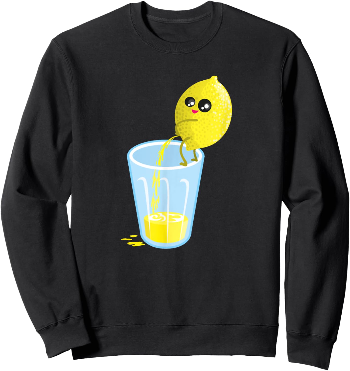 Lemonade Pee Funny Meme Sarcastic Drink Food Sweatshirt - Sweatshirt | Black
