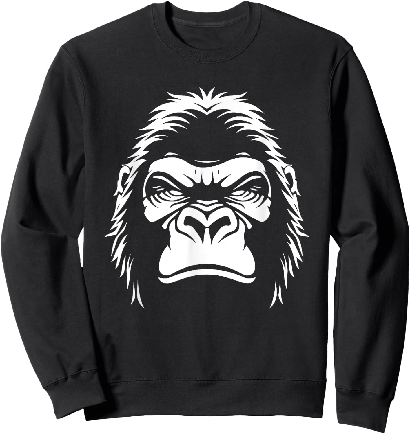 Gorilla Face Sweatshirt - Sweatshirt | Black