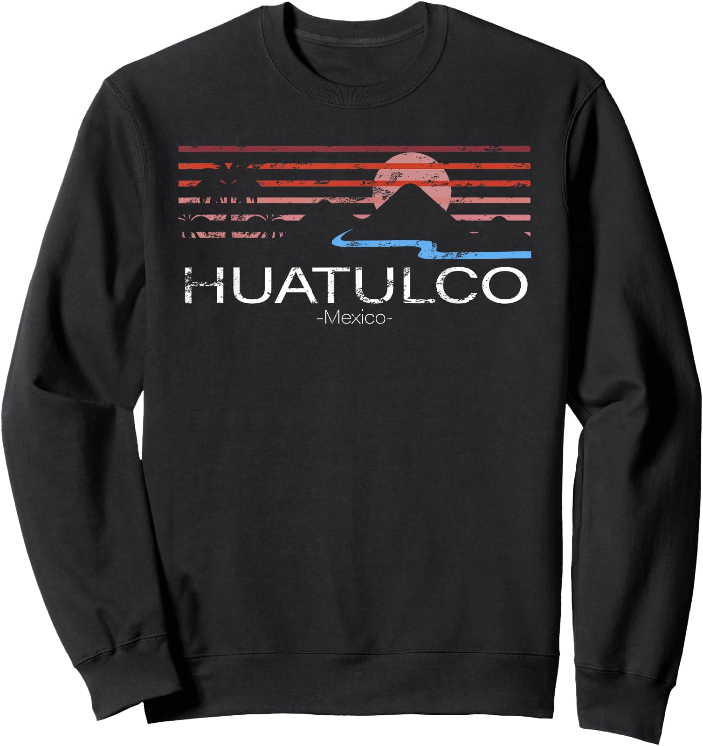 Huatulco Mexico Sweatshirt - Sweatshirt | Black