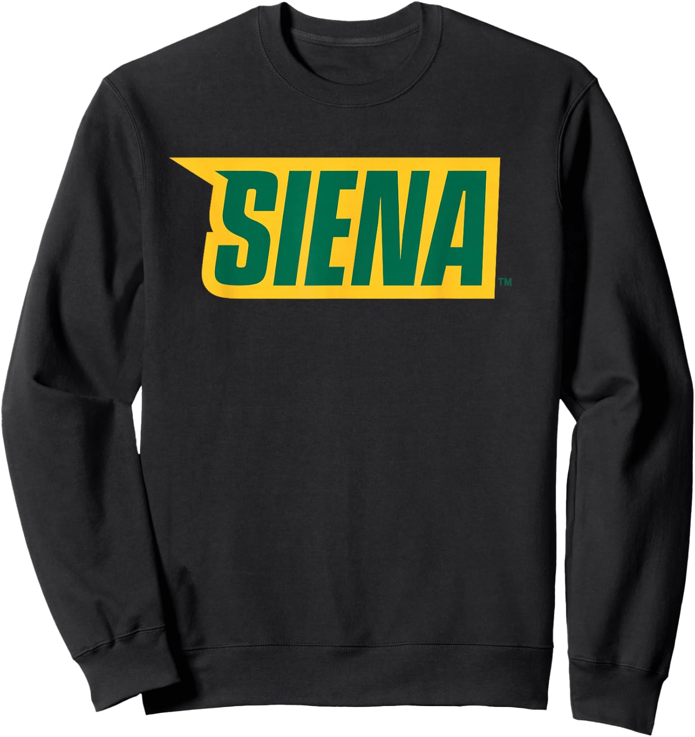 Siena College Saints - Saints Text Logo Sweatshirt - Sweatshirt | Black