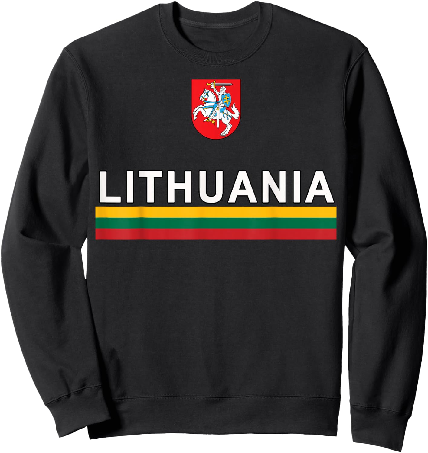Lithuania - National Cultural Sweatshirt - Sweatshirt | Black