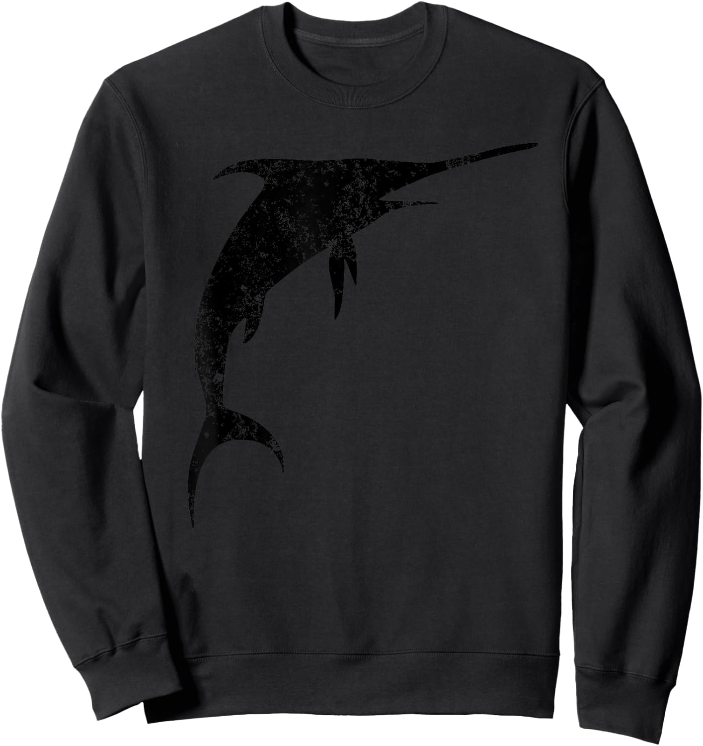 Swordfish Shirt - Vintage Swordfish Sweatshirt - Sweatshirt | Black