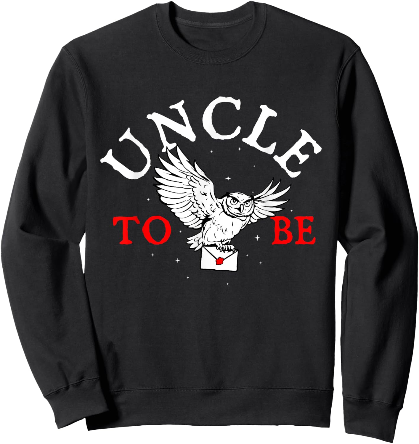Uncle To Be - Gender Reveal Party Baby Shower Pregnancy Sweatshirt - Sweatshirt | Black