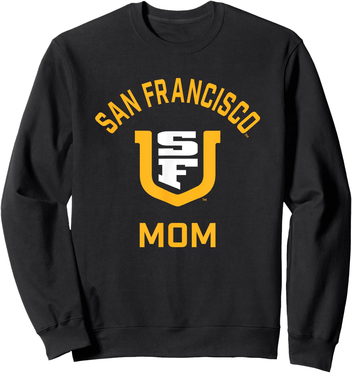 University of San Francisco USF Dons Arched Mom Sweatshirt - Sweatshirt | Black