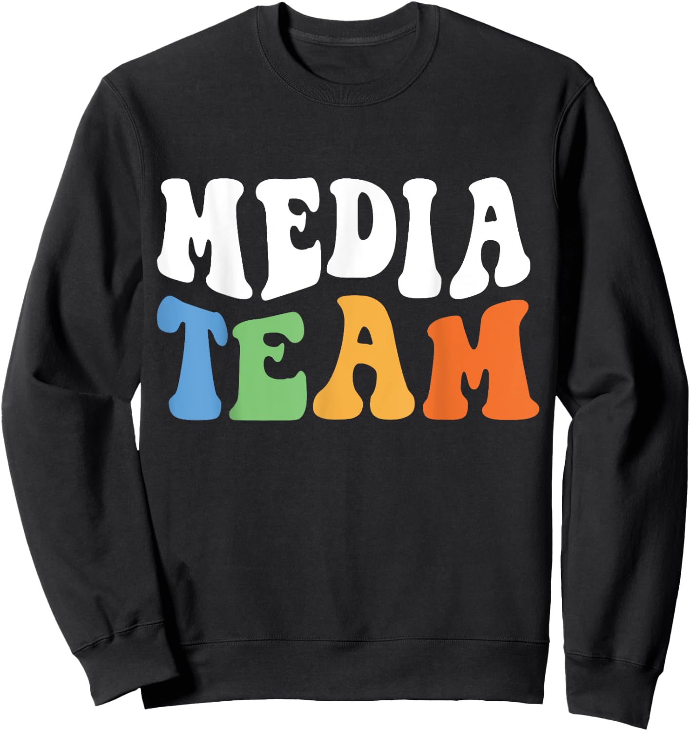 Digital Content Creator Editor PR Media Team Sweatshirt - Sweatshirt | Black