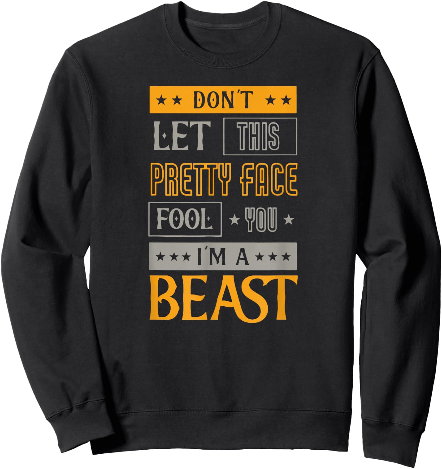 Unleash The Beast, Sport Wrestling Sweatshirt - Sweatshirt | Black