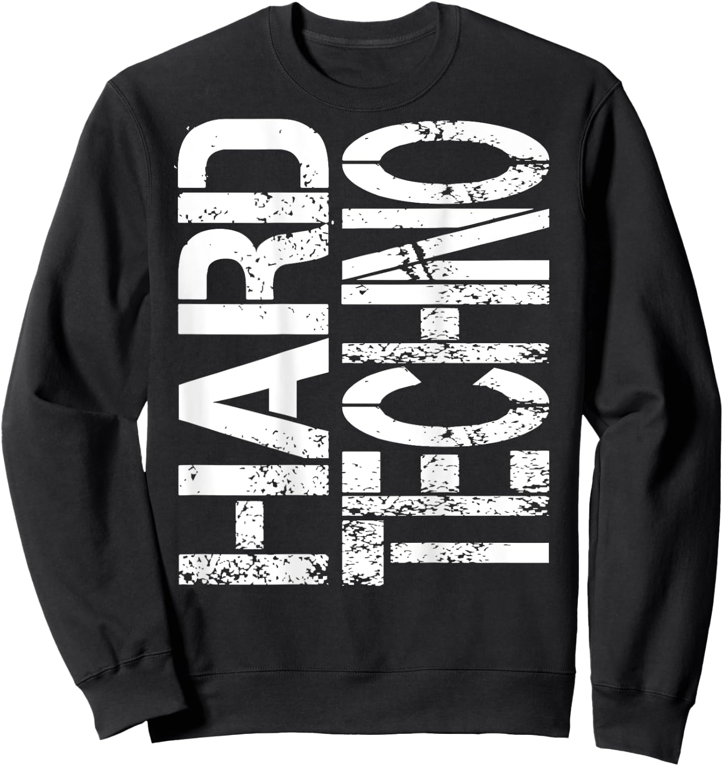 HARD TECHNO. I love Techno music. Techno raver and Sweatshirt - Sweatshirt | Black